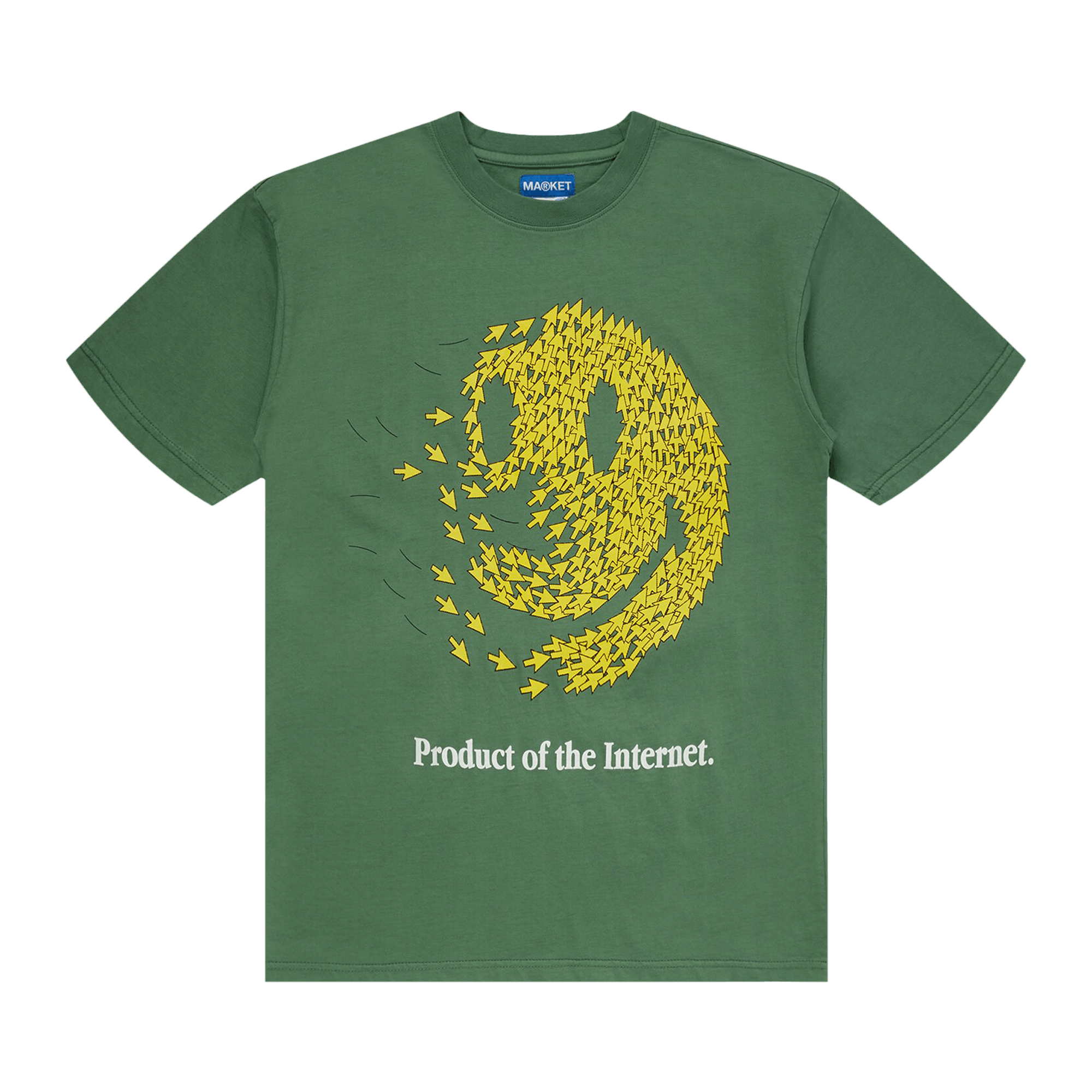 Market Smiley Product Of The Internet Tee 'Sage'