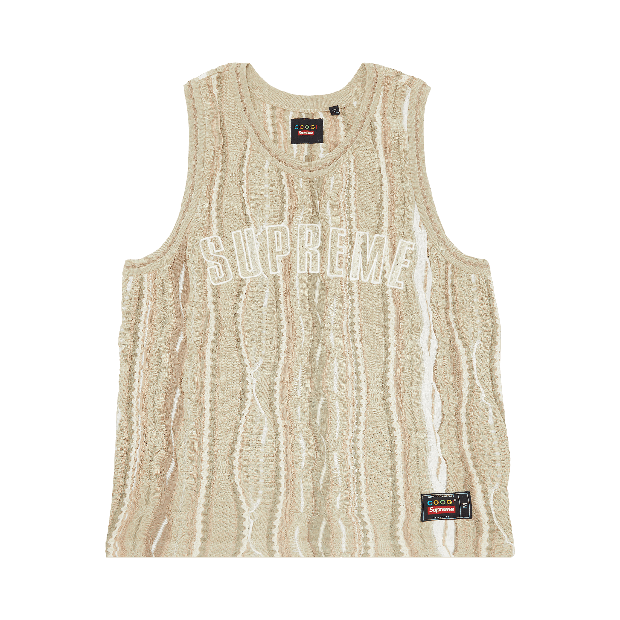 Supreme x Coogi Basketball Jersey 'Tan'