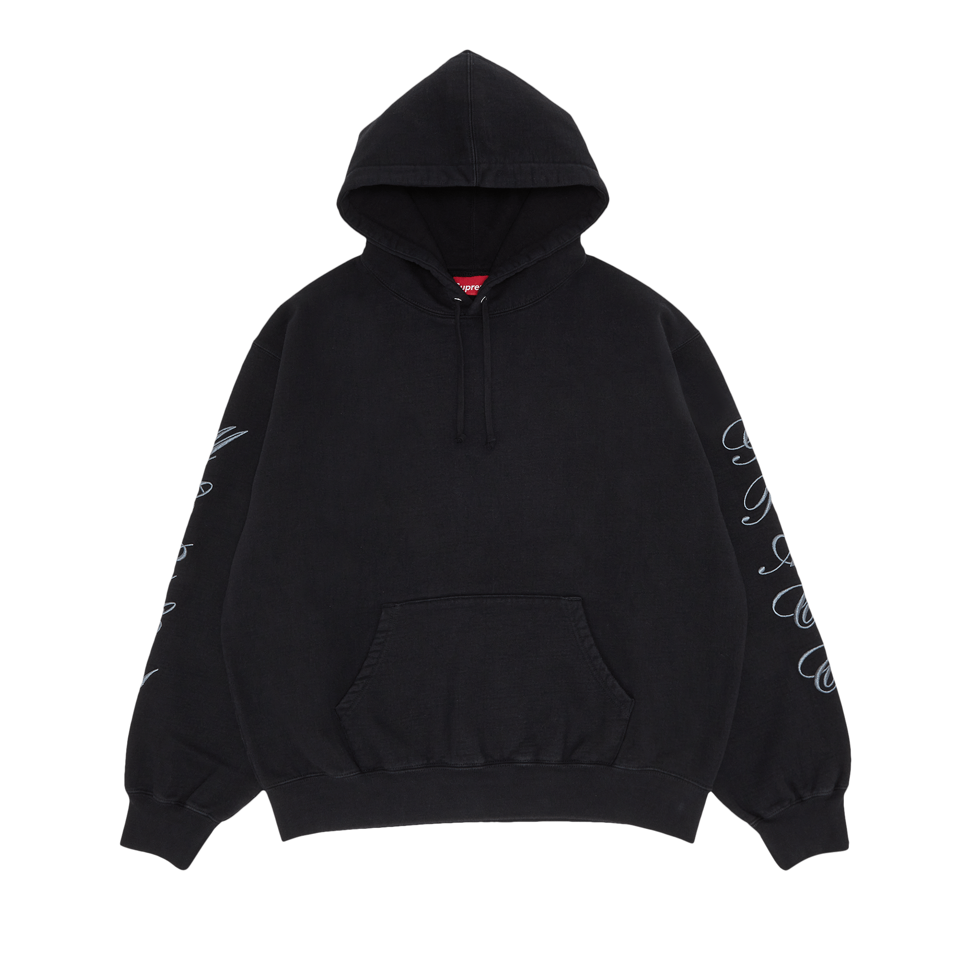 Supreme Patches Spiral Hooded Sweatshirt 'Black'