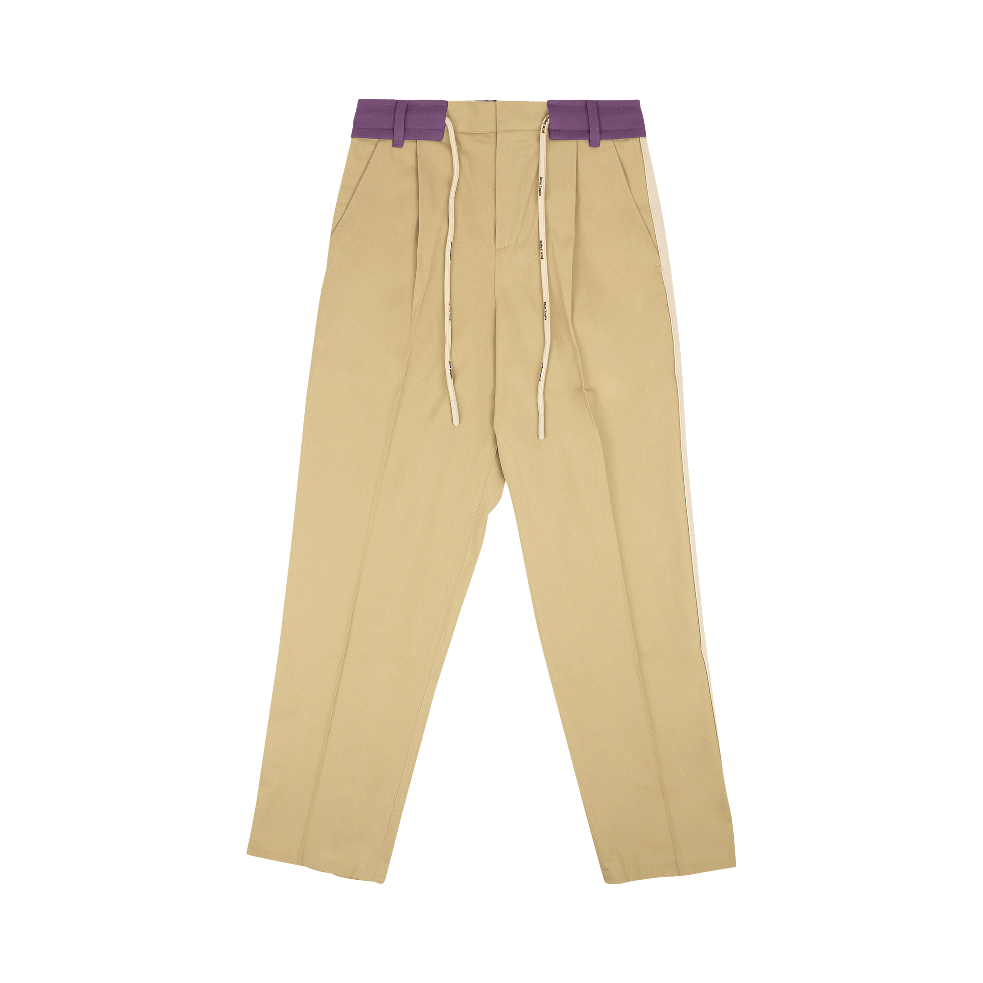 Palm Angels Track Belt Pants 'Beige'