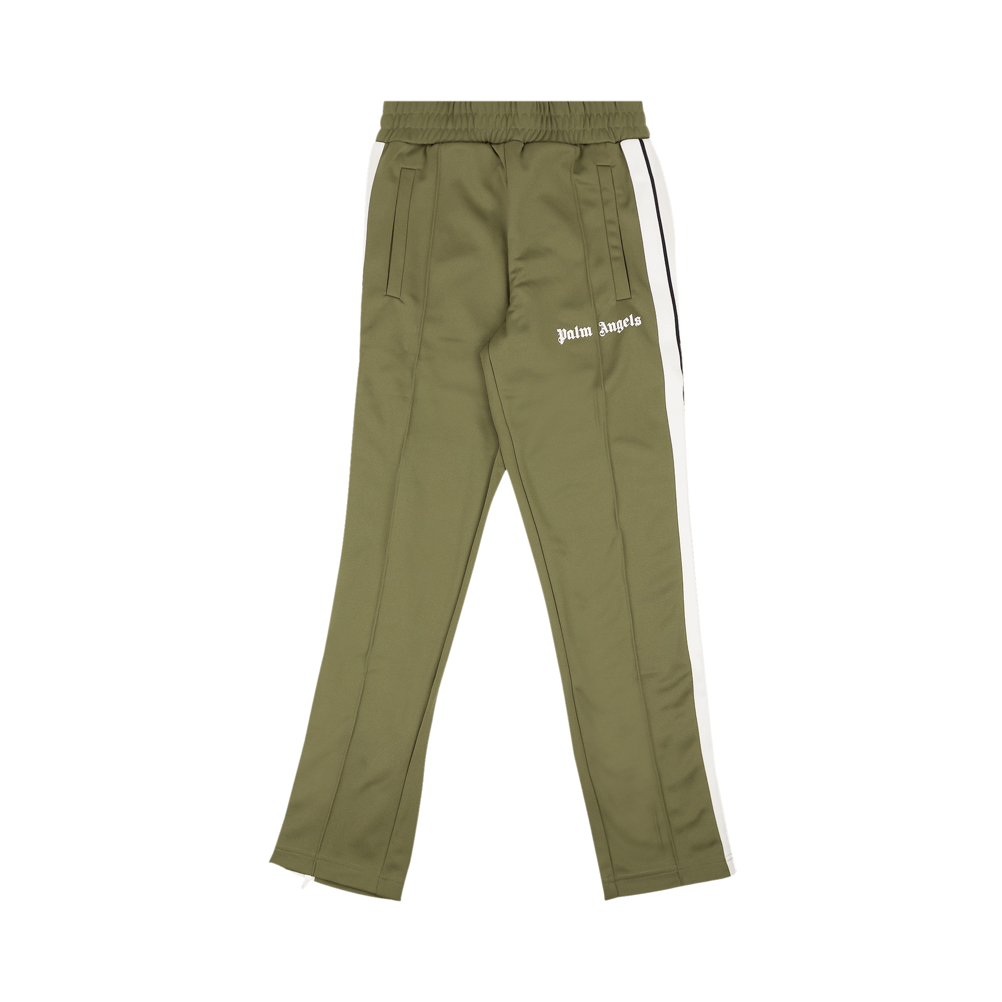 Palm Angels Classic Track Pants 'Military/White'