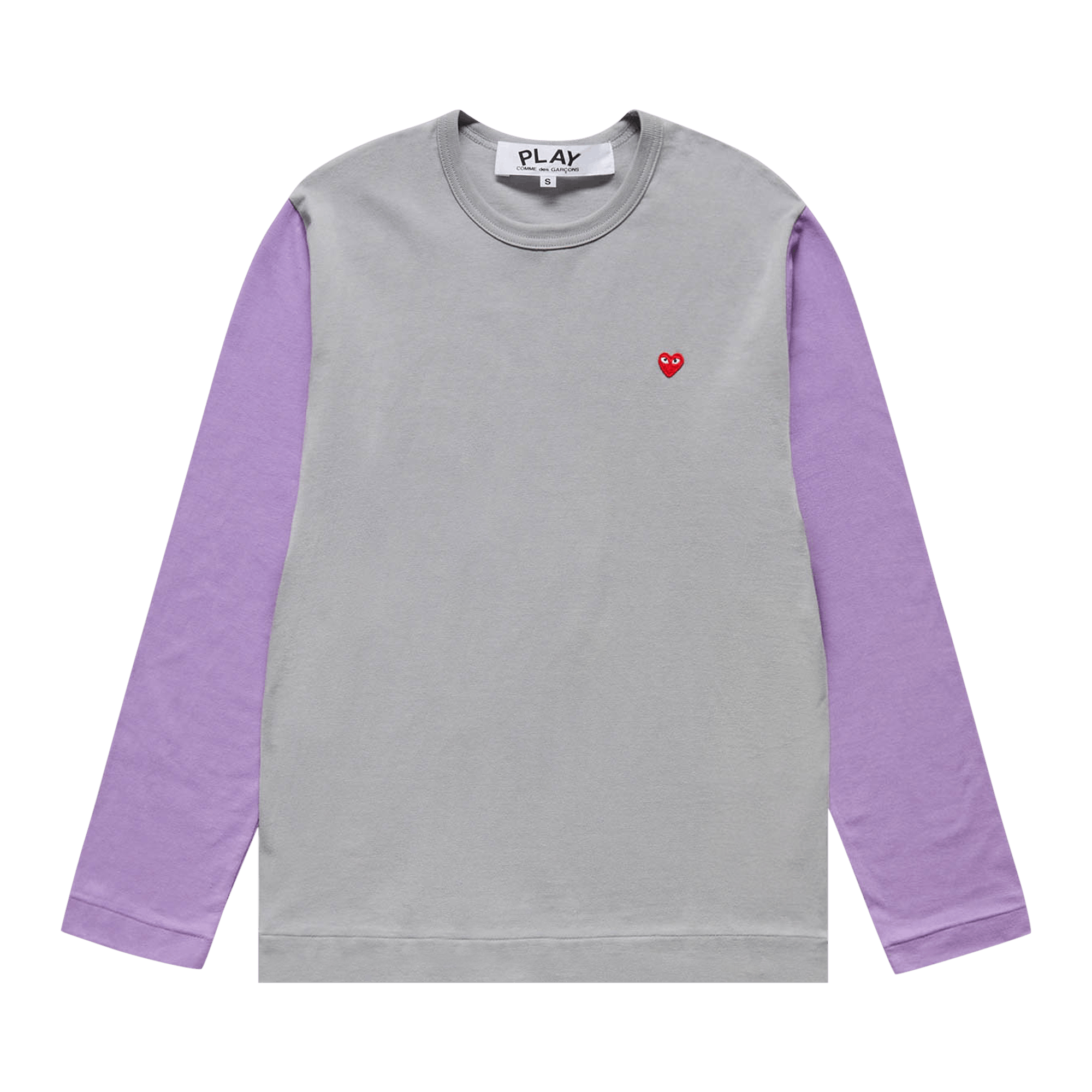 Comme des Garçons PLAY T-Shirt 'Grey/Purple'