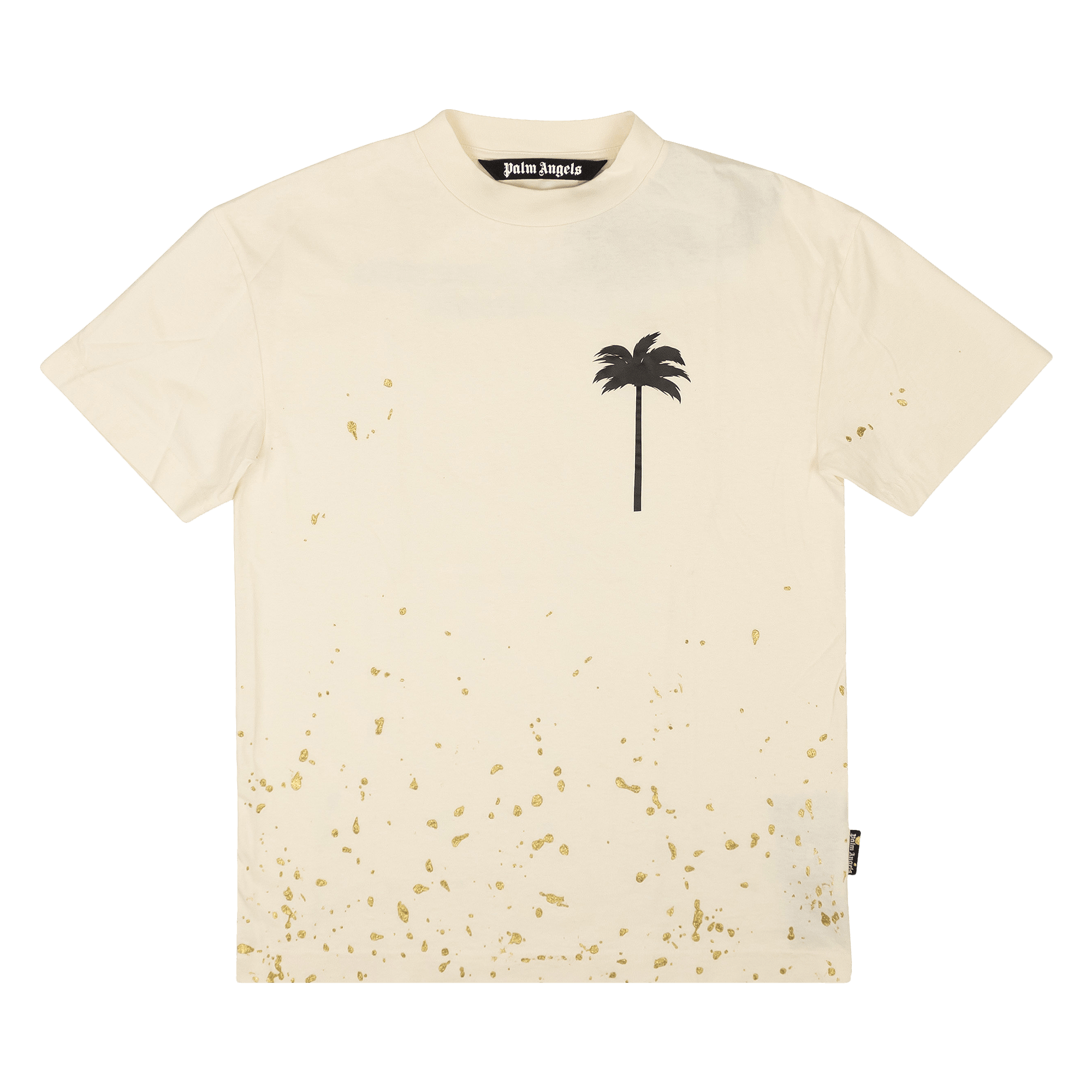 Palm Angels PXP Painted Classic Tee 'Butter/Black'