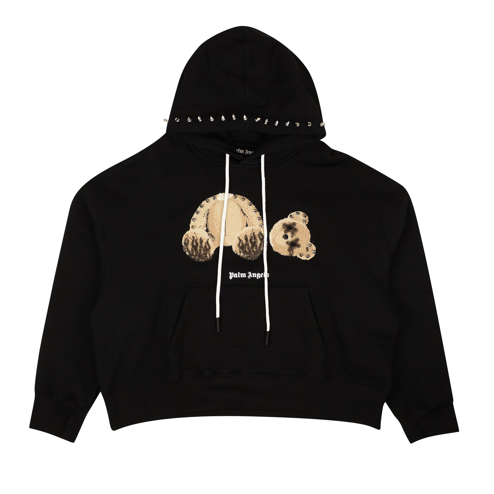 Palm Angels PA Punk Bear Hoody 'Black/Brown'