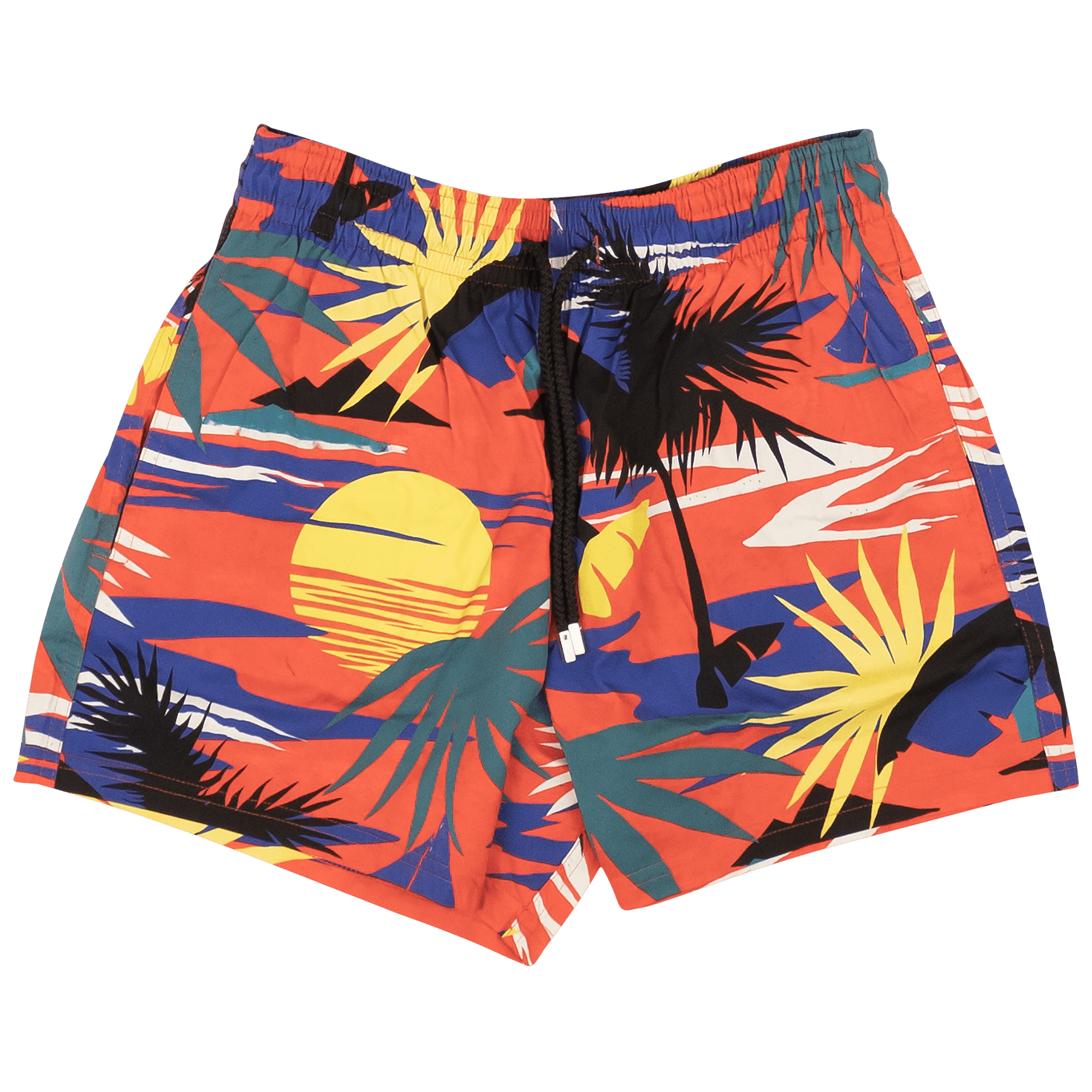 Palm Angels x Vilebrequin Hawaiian Swimwear 'Red/Yellow'