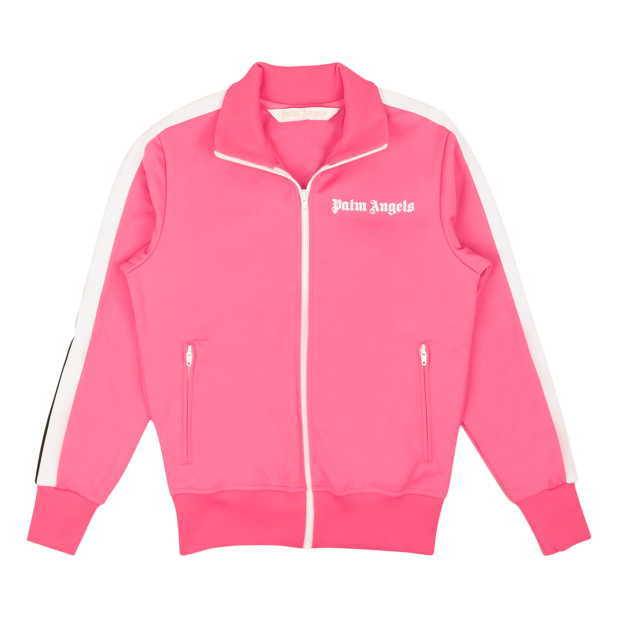 Palm Angels Classic Track Jacket 'Fuchsia/White'