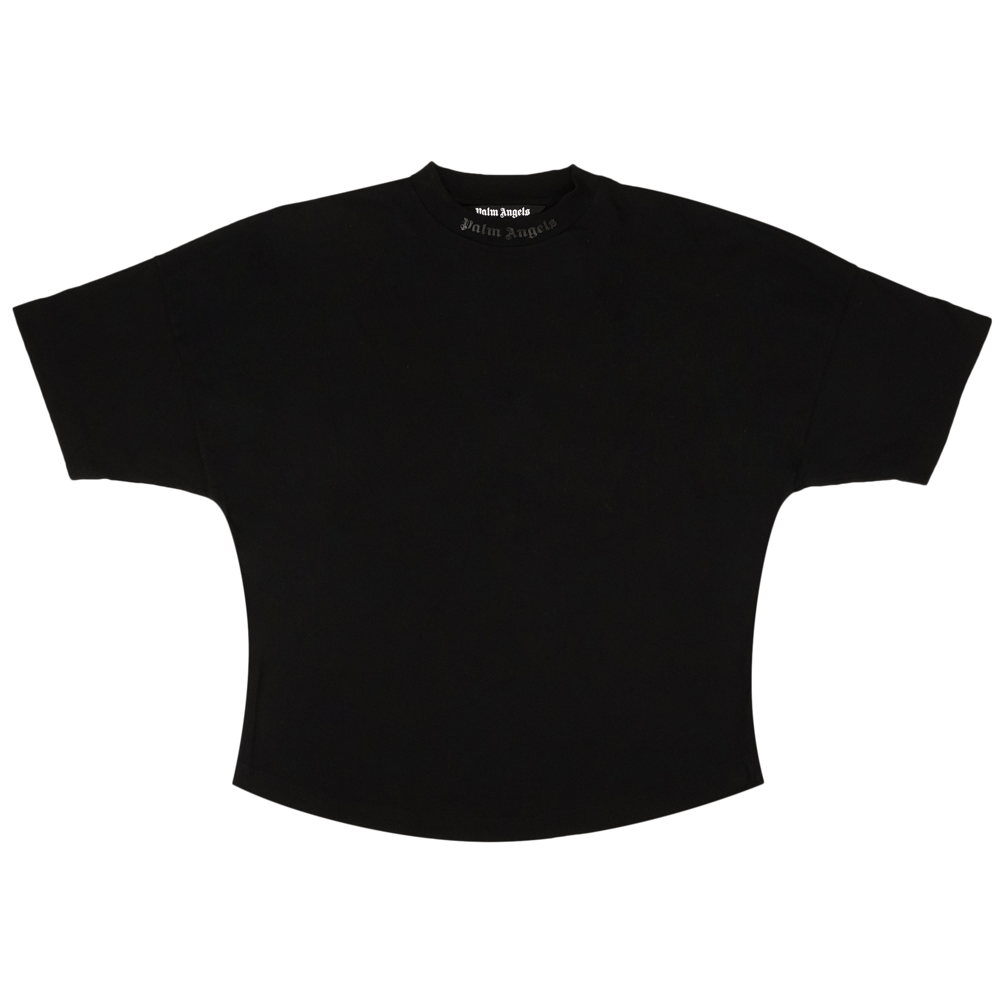 Palm Angels Glitter Classic Logo Over T-Shirt 'Black/Black'