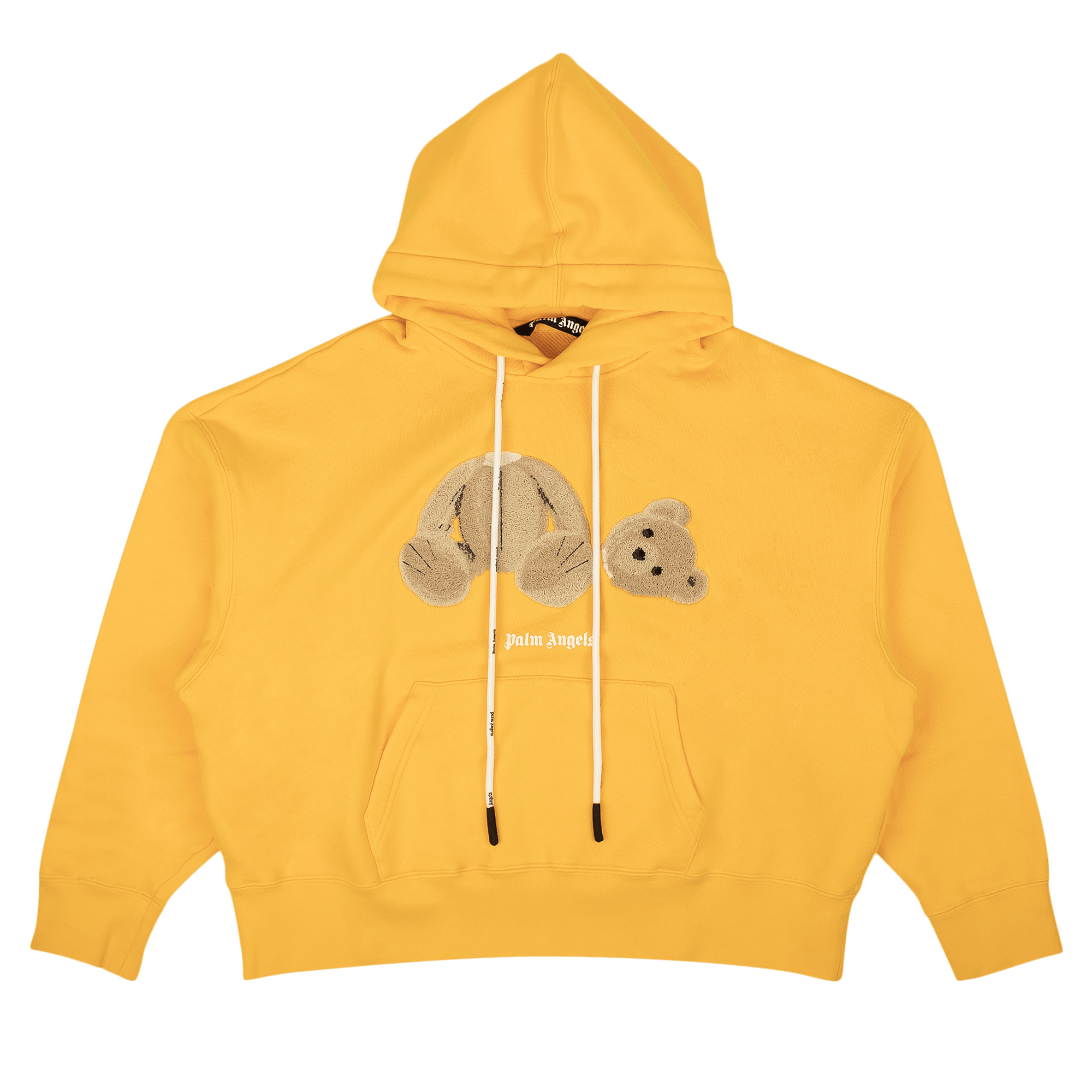 Palm Angels Bear Hoodie 'Ocher Yellow/Brown'