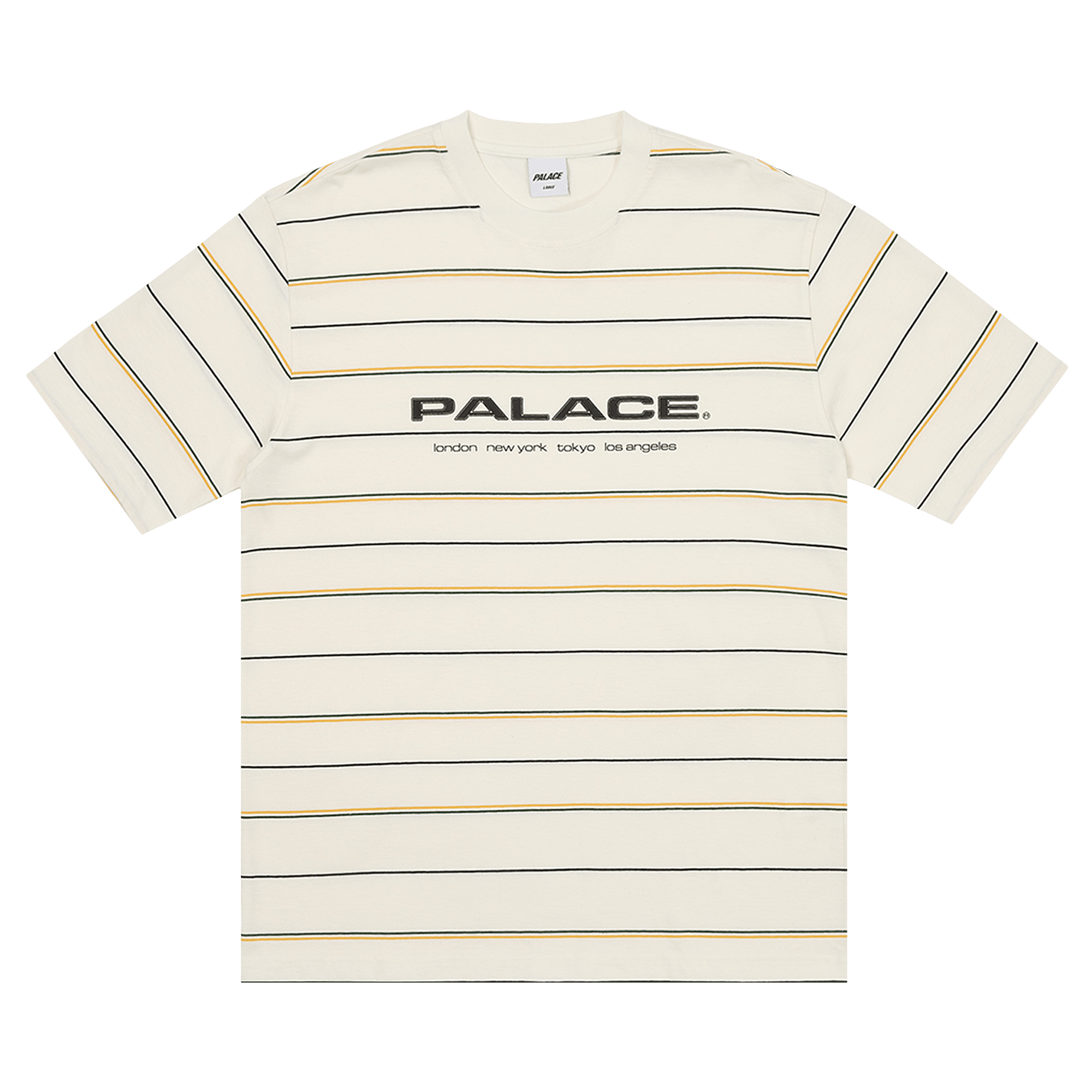 Palace City Striper T-Shirt 'White'
