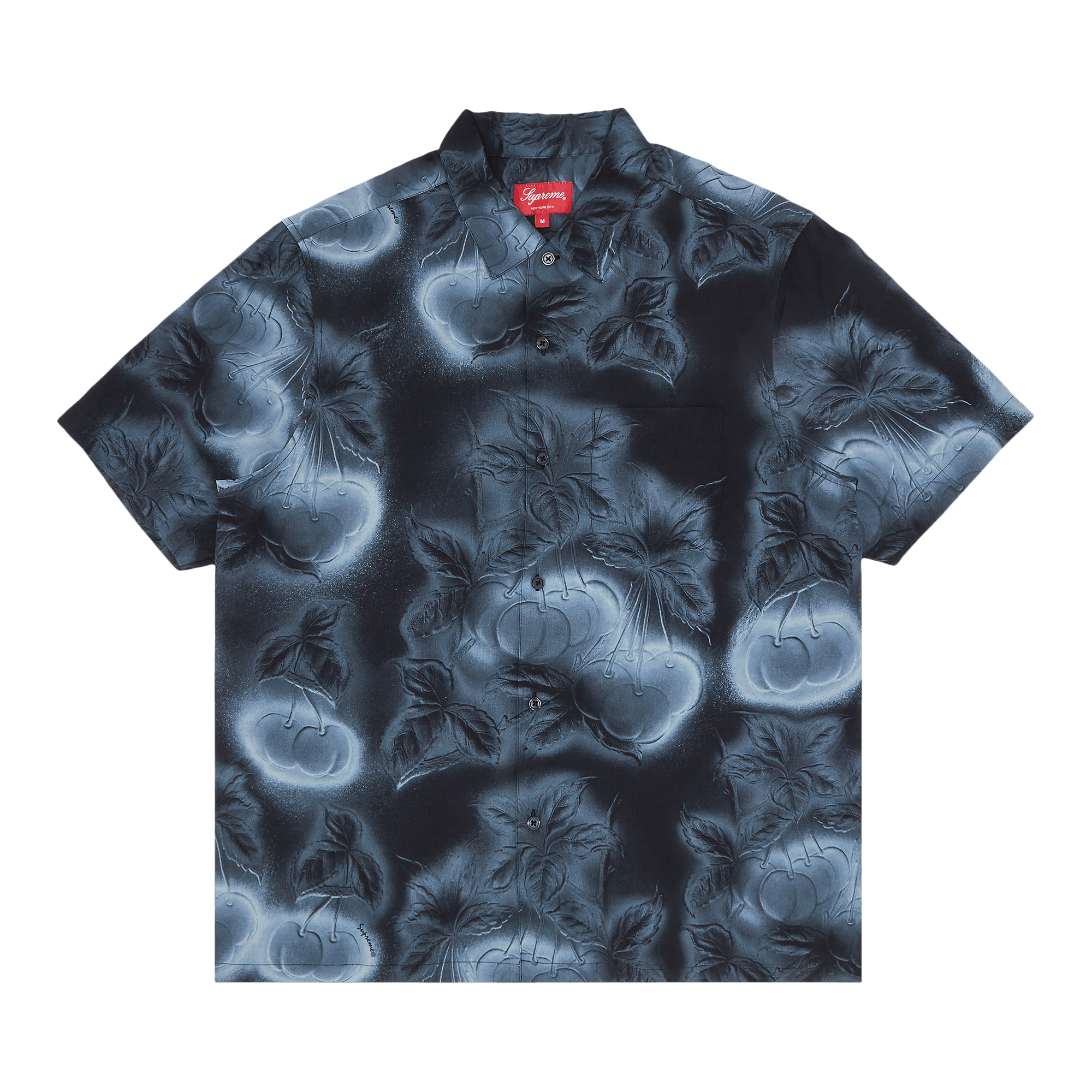 Supreme Cherries Short-Sleeve Shirt 'Black'