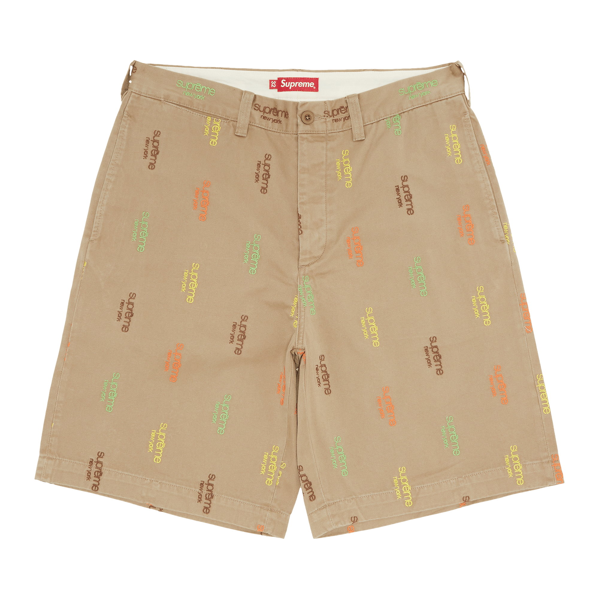 Supreme Classic Logo Chino Short 'Tan'