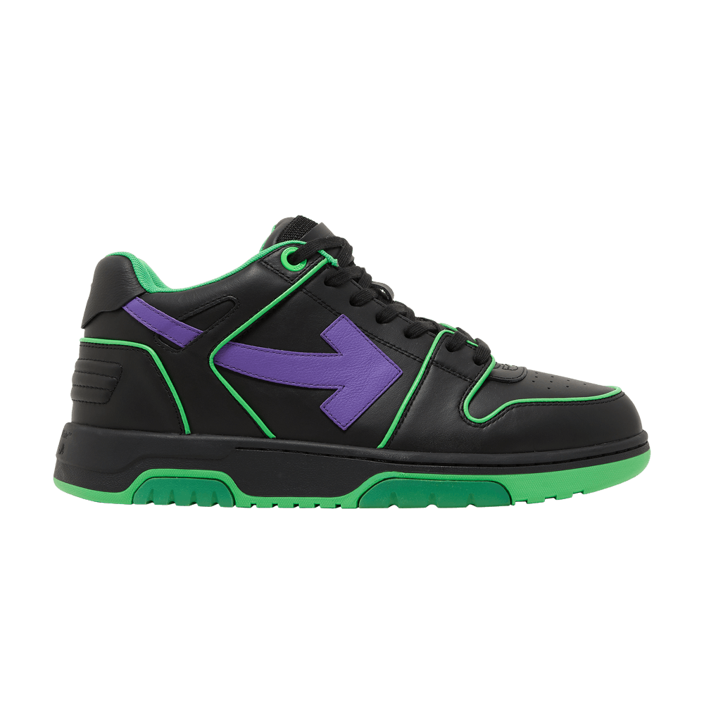 Off-White Out of Office 'Outlined - Purple Fluo Green'