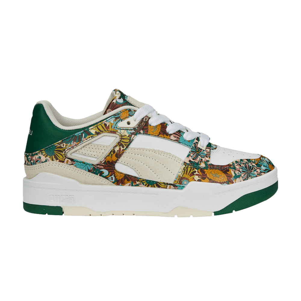 Pre-owned Puma Liberty Of London X Wmns Slipstream 'floral' In Green
