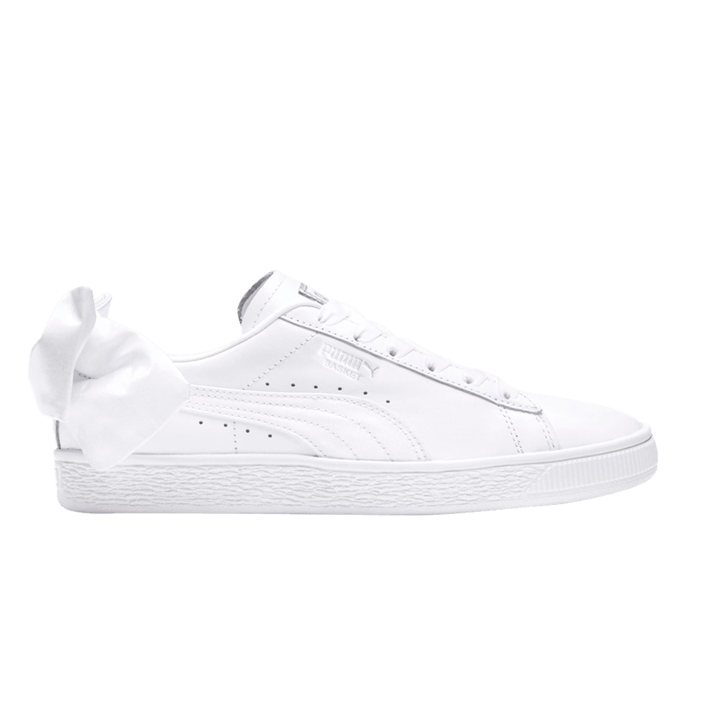 Pre-owned Puma Wmns Basket Bow 'white'