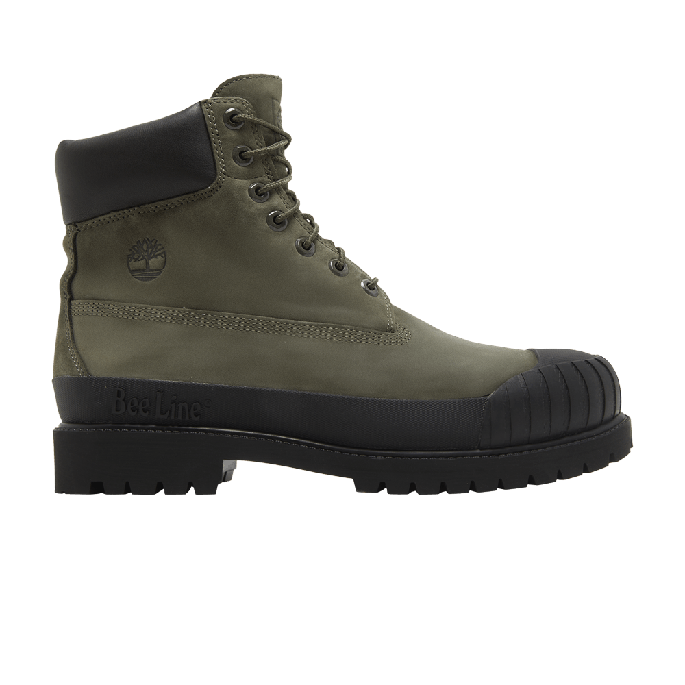 Bee Line x Timberland 6 Inch Premium Rubber Toe Boot 'Dark Green'