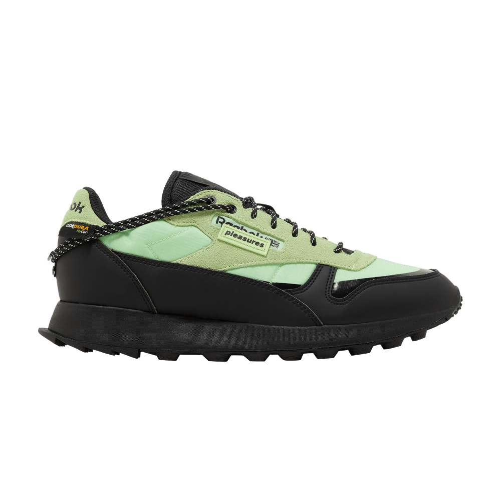 Pleasures x Reebok Classic Leather 'Neon Mint'