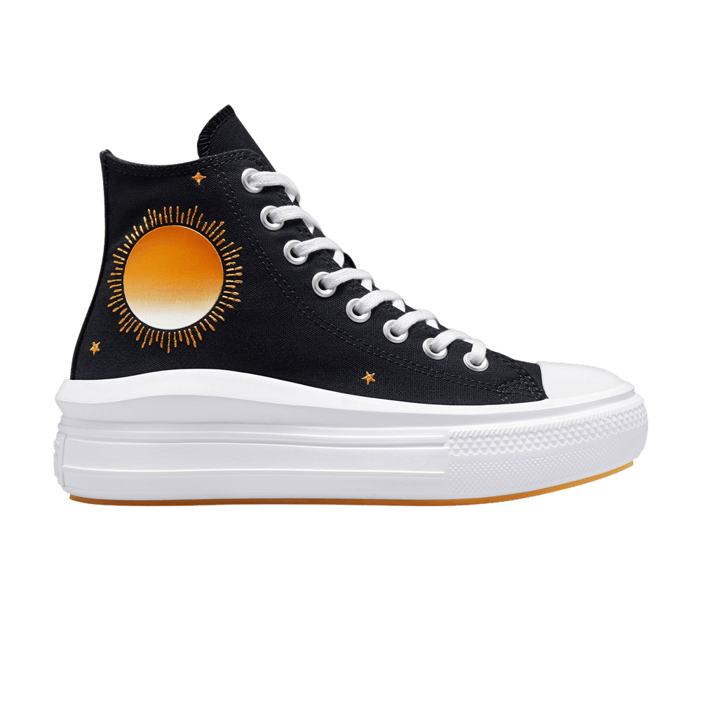 Converse Chuck Taylor All Star Move High 'Black White Orange'