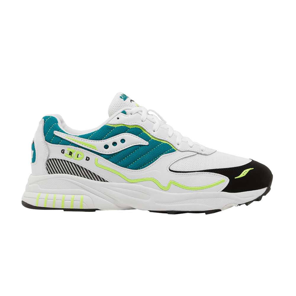Saucony 3D Grid Hurricane 'White Green'