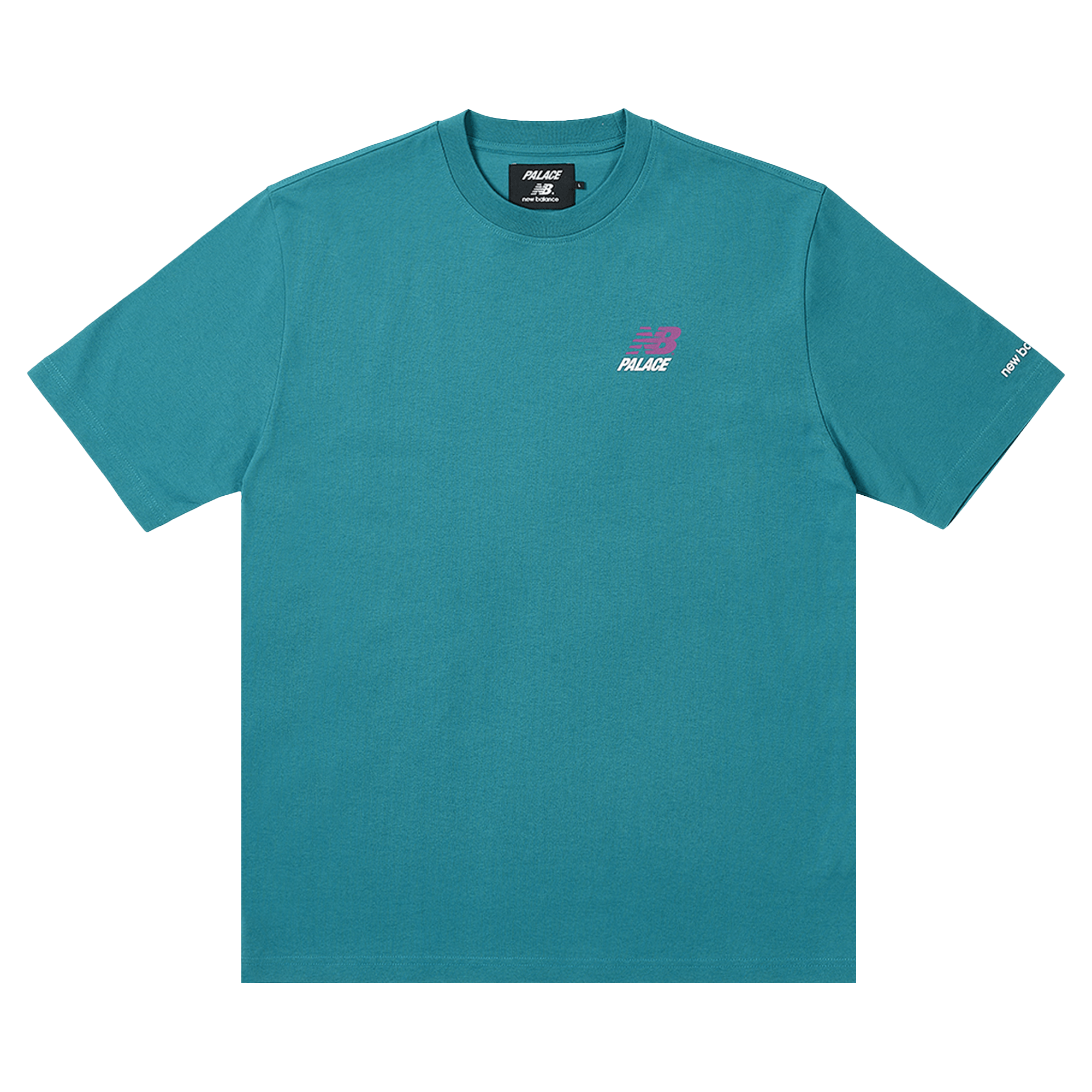 Palace x New Balance Logo T-Shirt 'Teal'