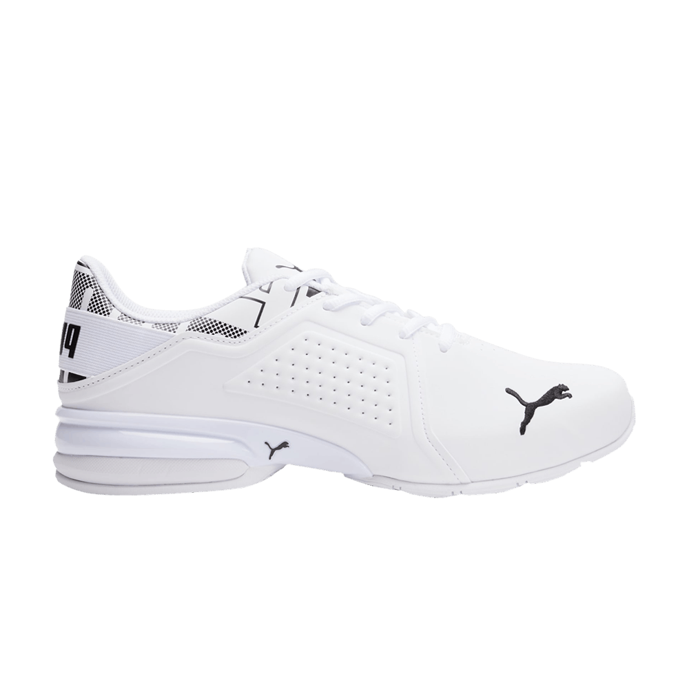 Pre-owned Puma Viz Runner Repeat 'white Black'
