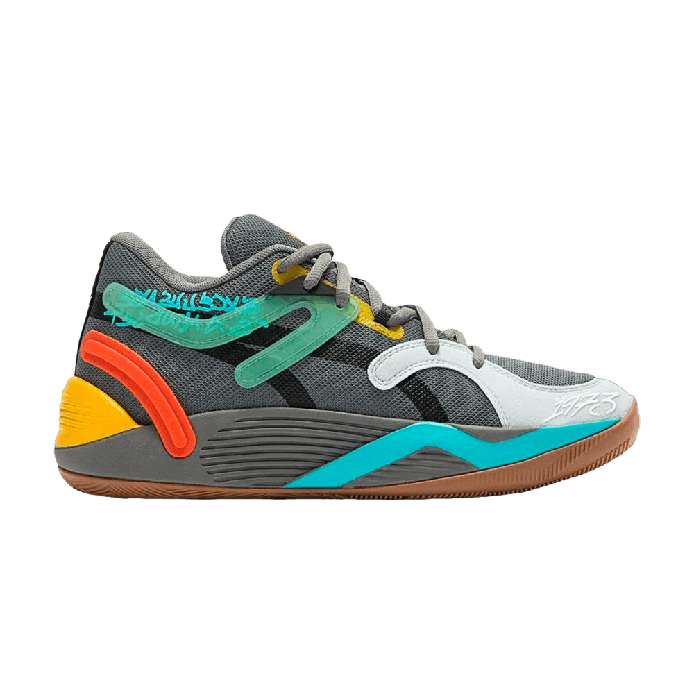 Pre-owned Puma Trc Blaze Court 'block Party - Cast Iron' In Grey | ModeSens