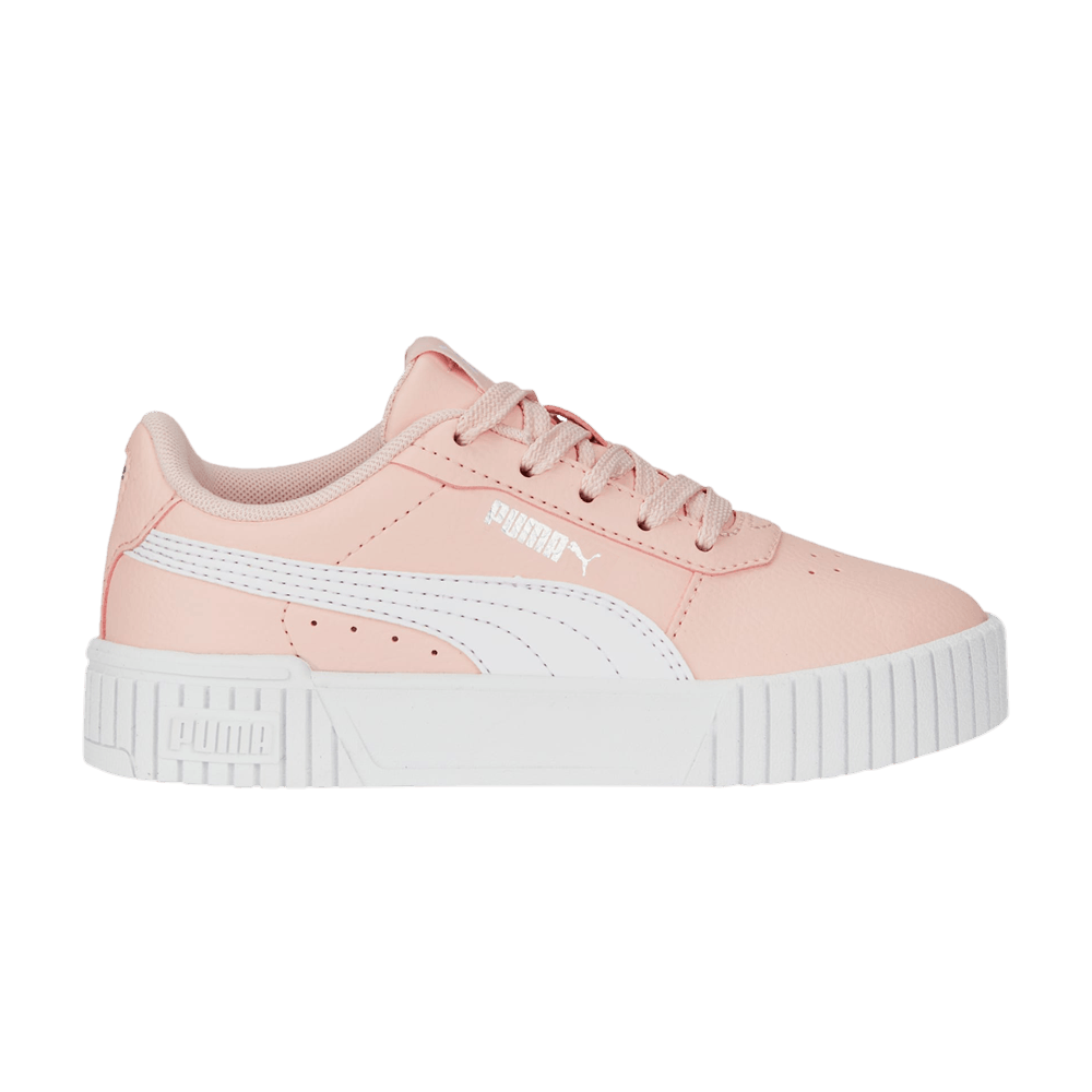Pre-owned Puma Carina 2.0 Little Kid 'rose Dust White' In Pink