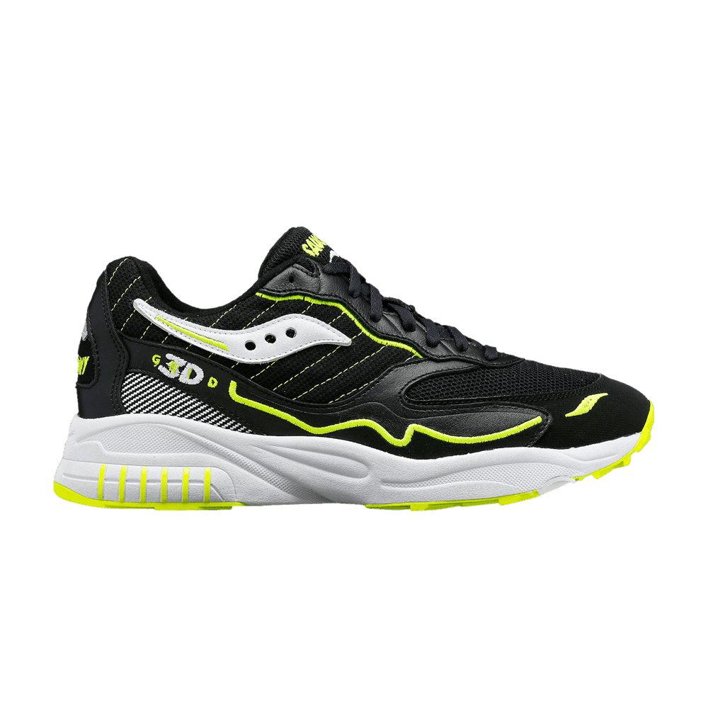 Saucony 3D Grid Hurricane 'Black White'