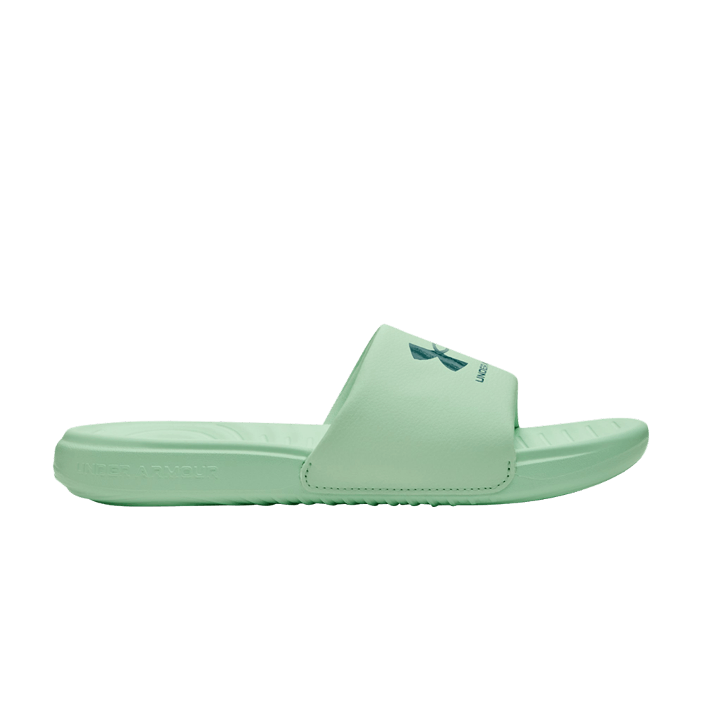 Pre-owned Under Armour Wmns Ansa Fixed Slide 'aqua Foam' In Teal