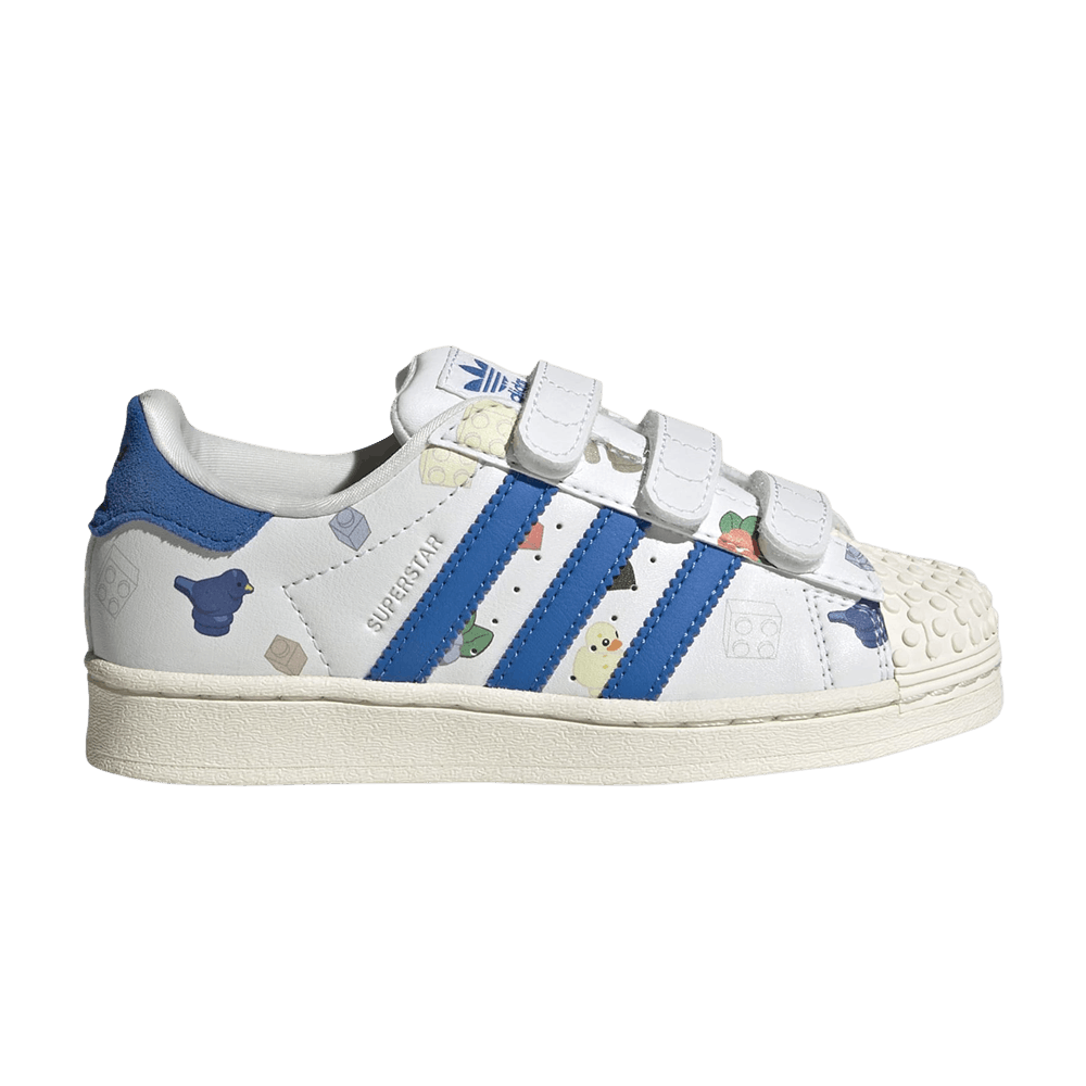 LEGO x adidas Superstar CF J 'Bricks And Figurine - White Royal Blue'