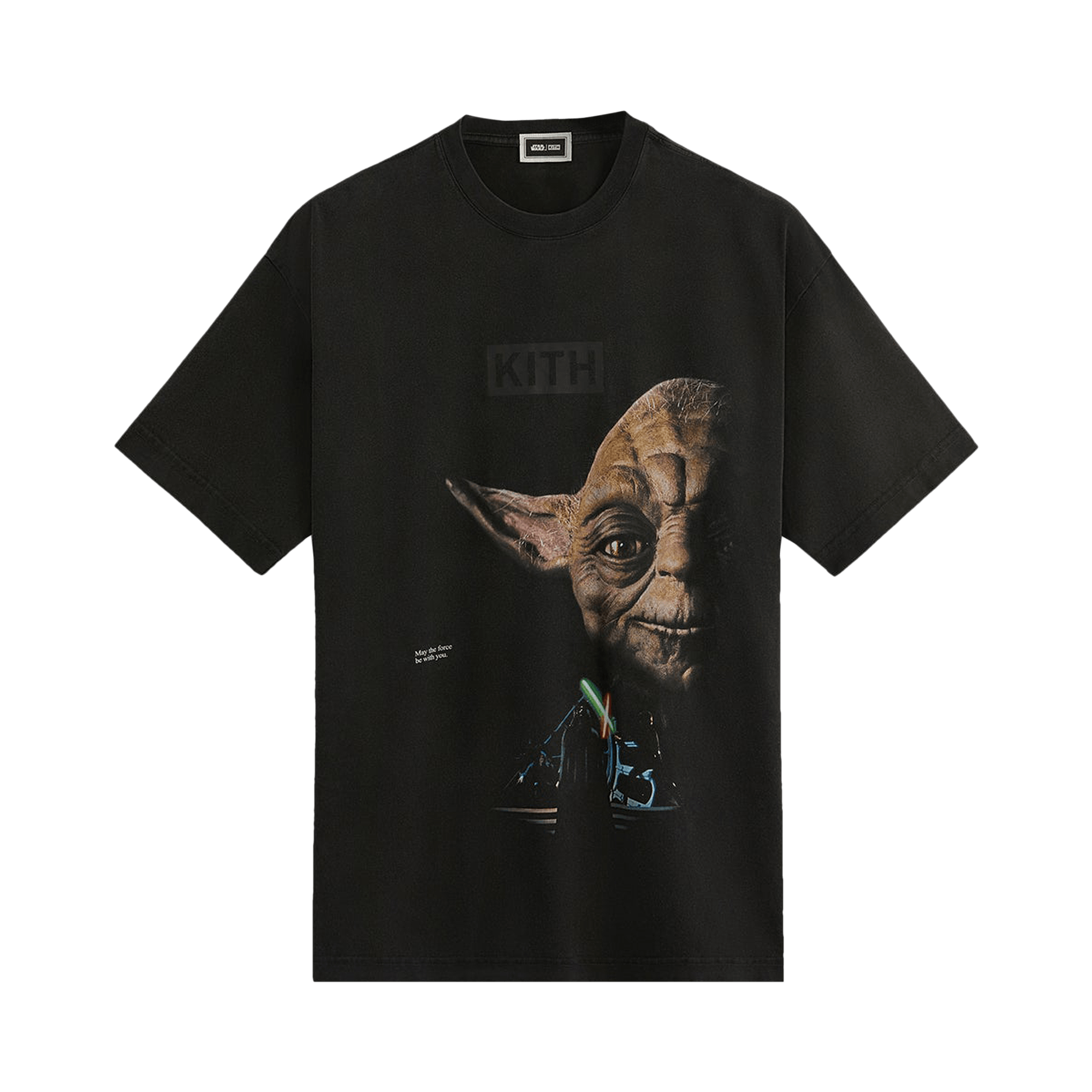 Kith x Star Wars Yoda Vintage Tee 'Black'