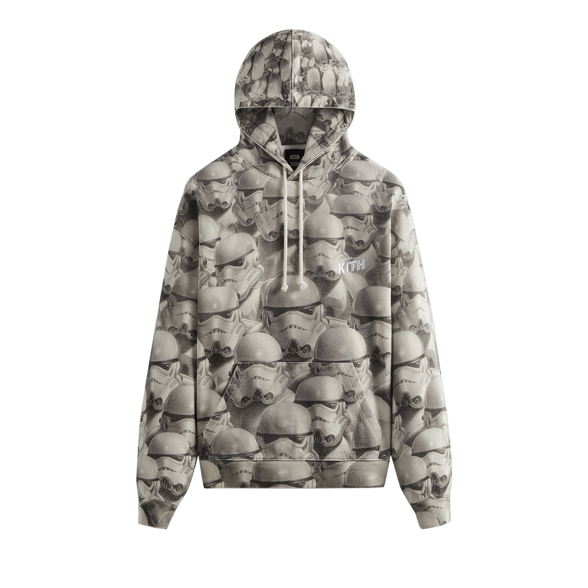 Kith x Star Wars Stormtrooper Vintage Hoodie 'Waffle'