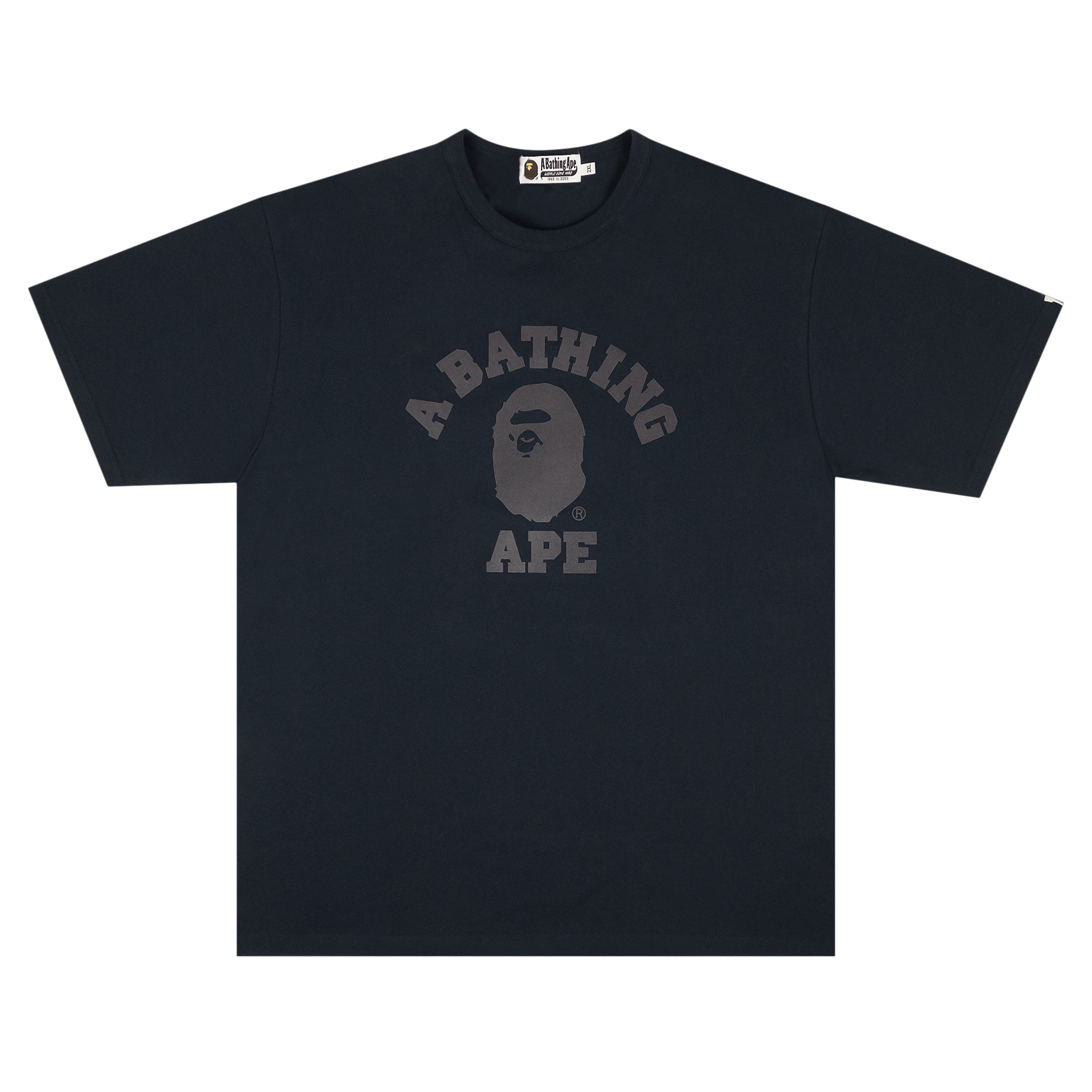 BAPE College Heavy Weight Tee 'Navy'