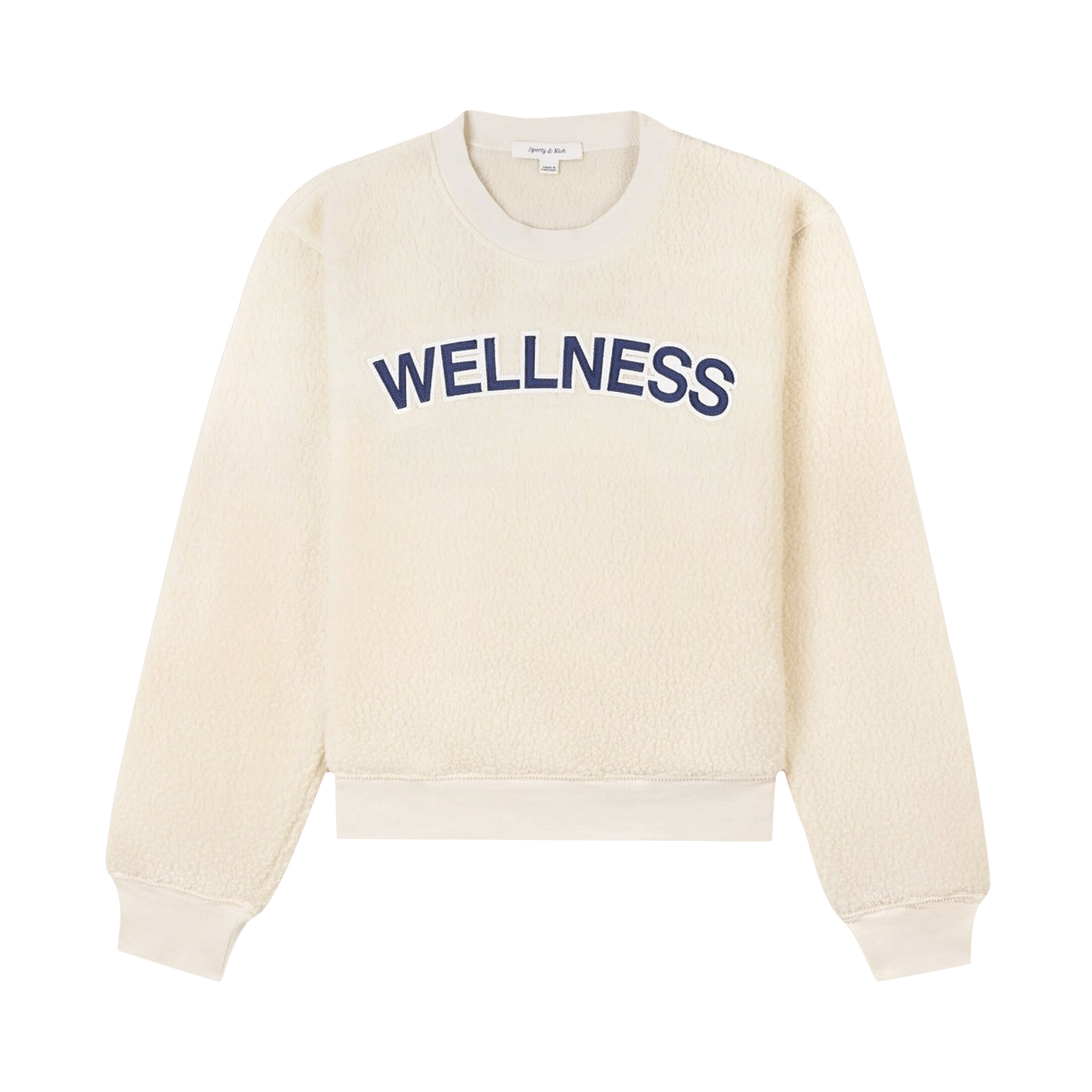 Buy Sporty & Rich Wellness Studio Crewneck 'White' - CR663WH | GOAT
