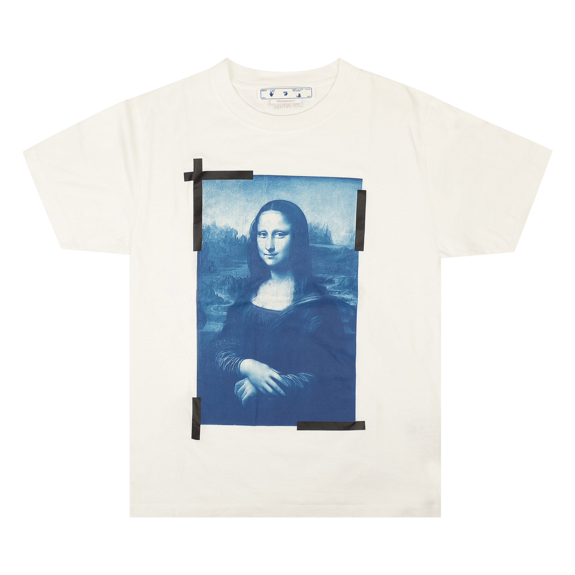 Off-White Monalisa Slim Short-Sleeve Tee 'White/Blue'