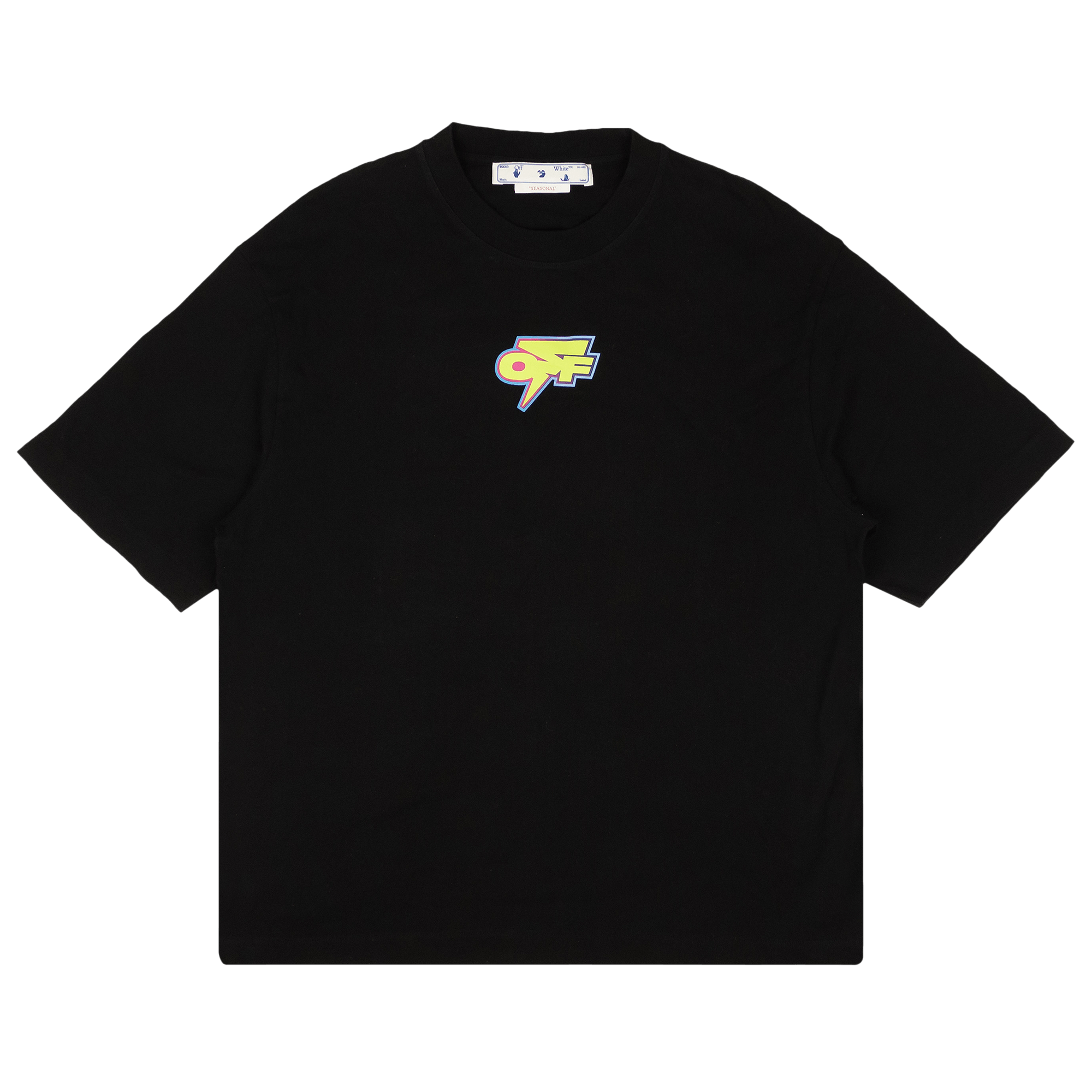Off-White Degrade Thunder Over Skate Short-Sleeve Tee 'Black/Green'