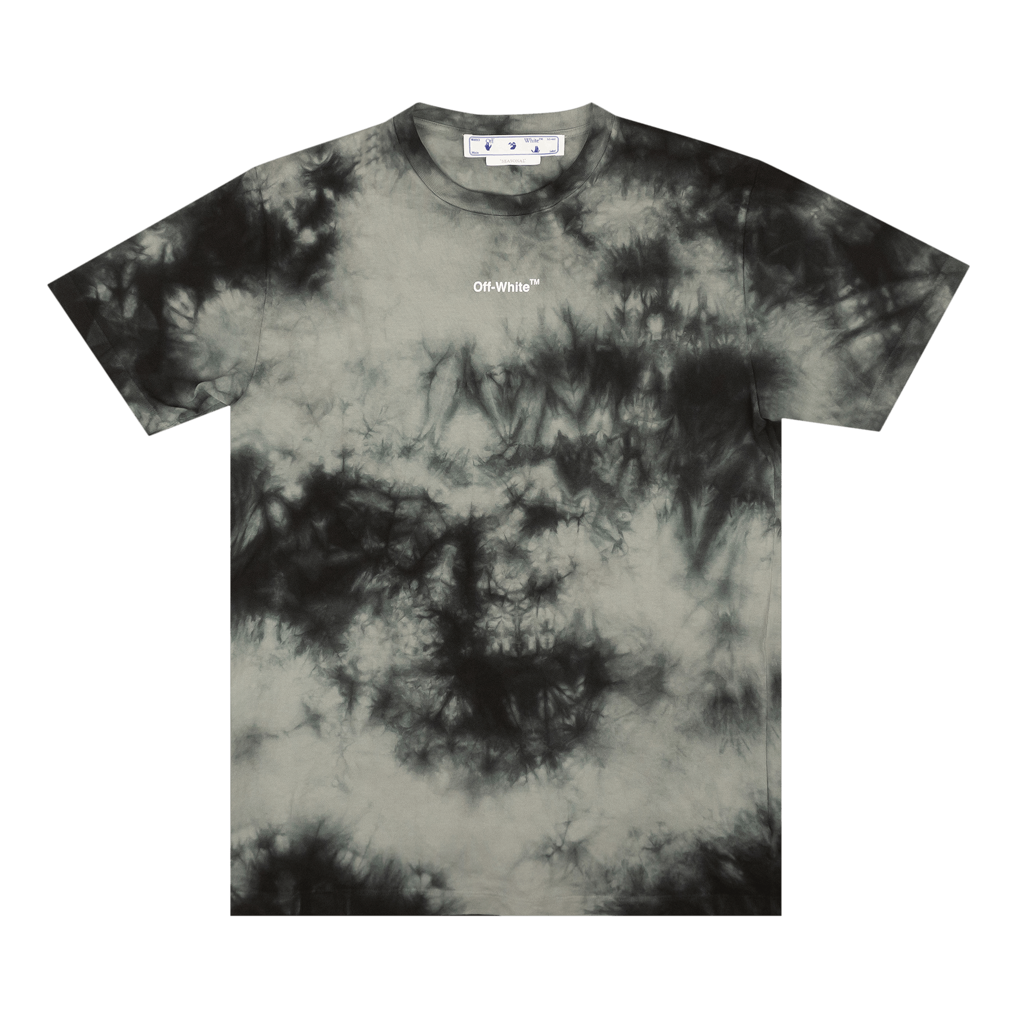 Off-White Arrow Tie Dye Slim Short-Sleeve Tee 'Grey/White'