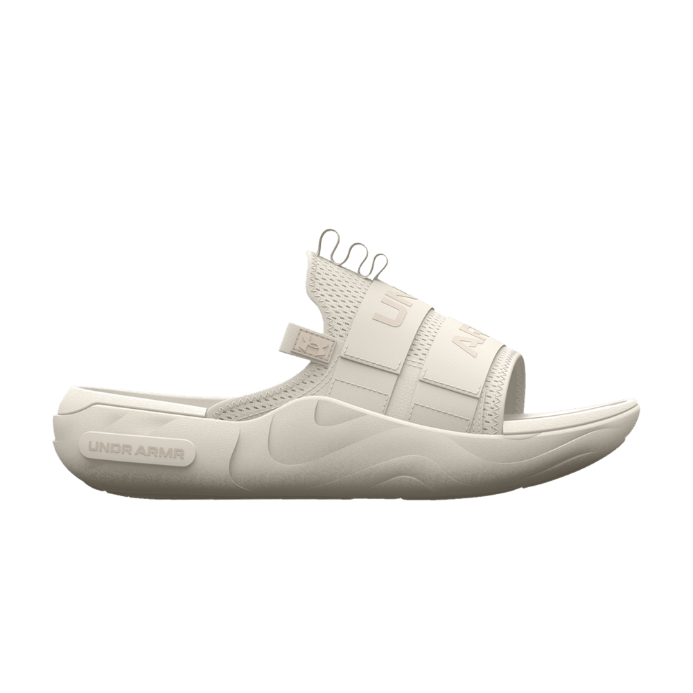 Pre-owned Under Armour Alpha 2.0 Slide 'ivory Fog' In Cream