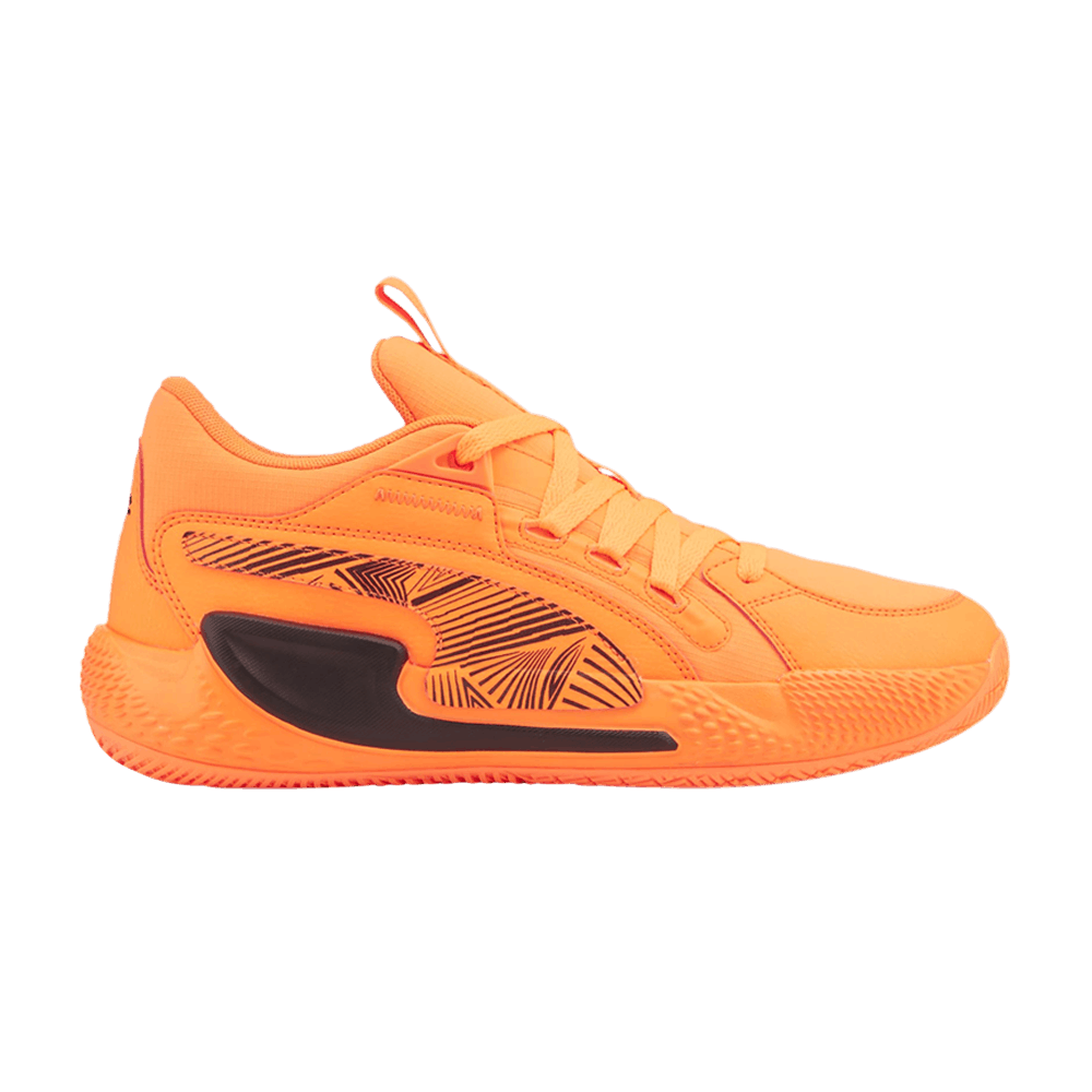 Pre-owned Puma Court Rider Chaos 'laser' In Orange