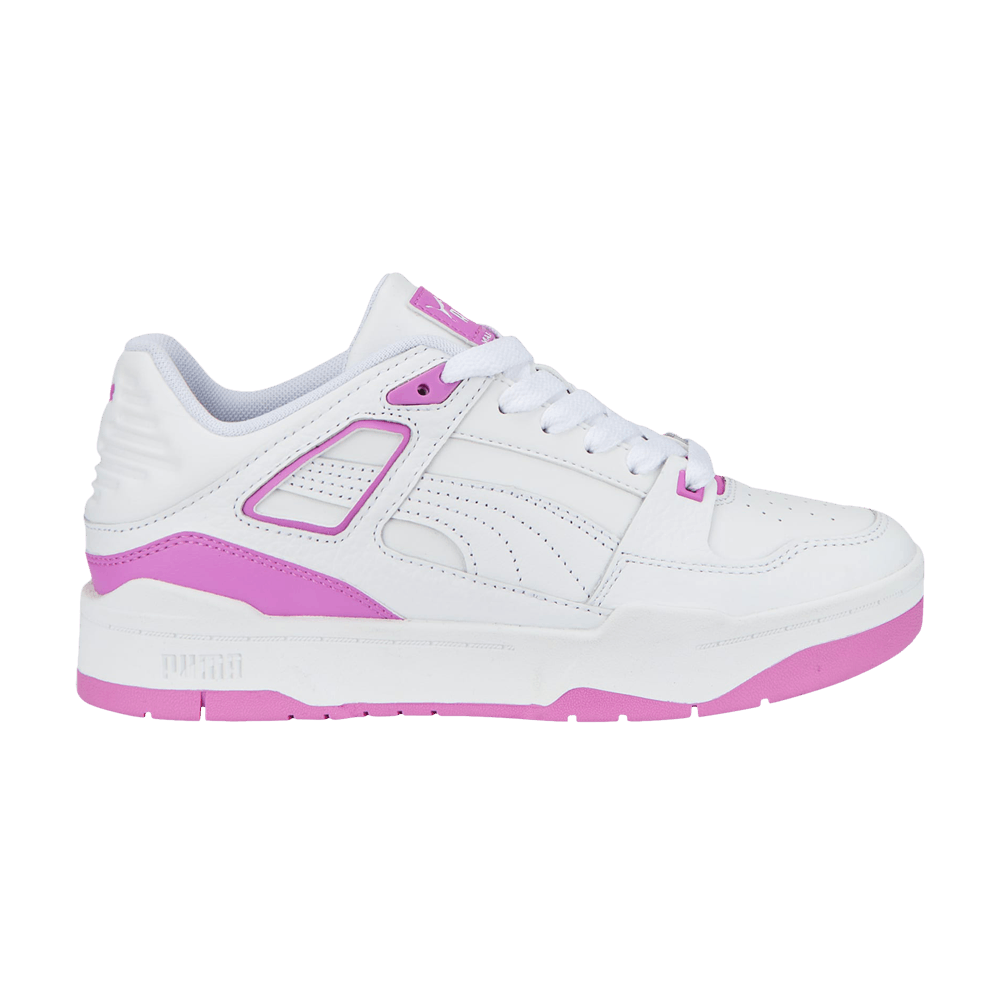 Pre-owned Puma Slipstream Leather 'white Electric Orchid'