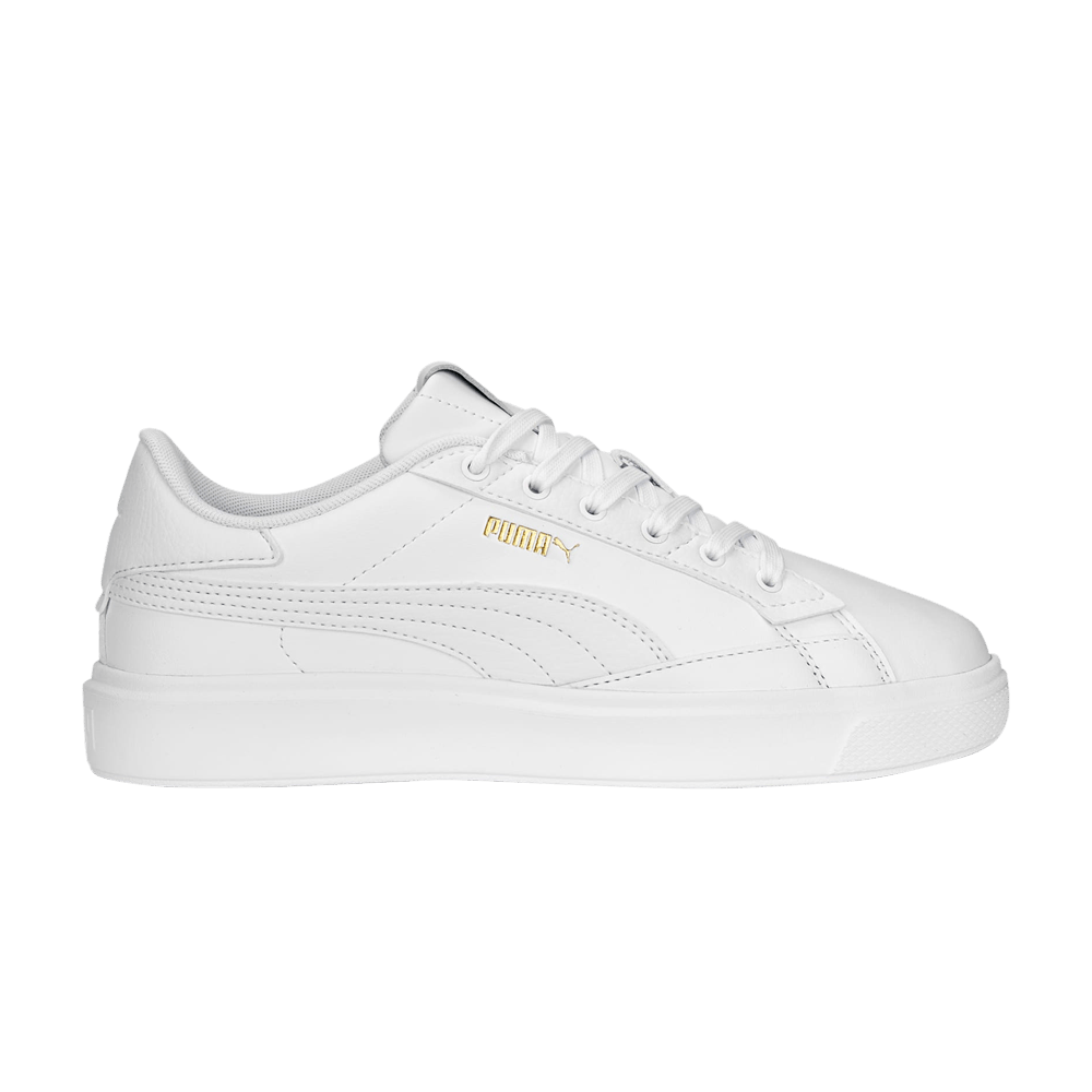 Pre-owned Puma Wmns Lajla Leather 'white Gold'