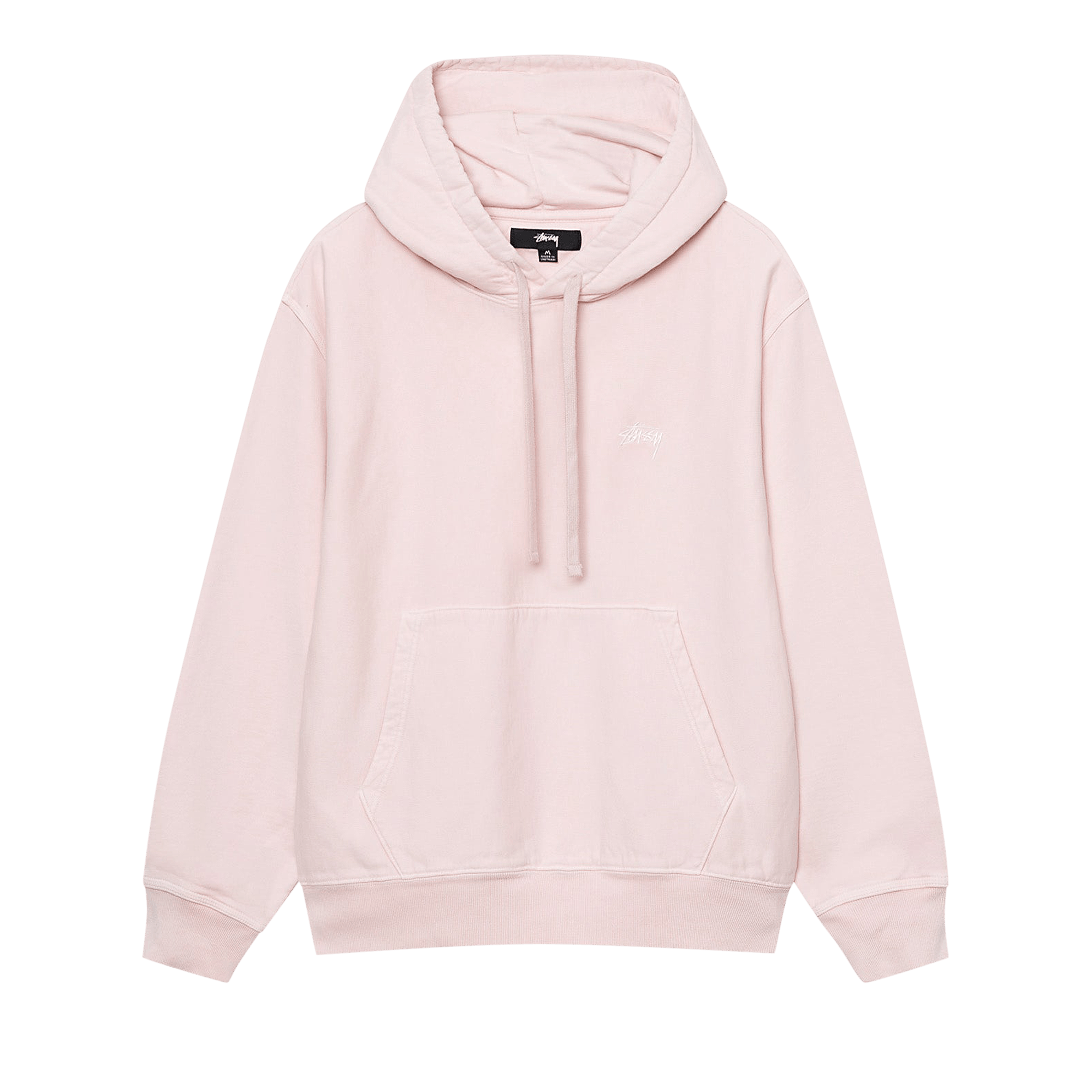 Stussy Overdyed Stock Logo Hoodie 'Light Pink'