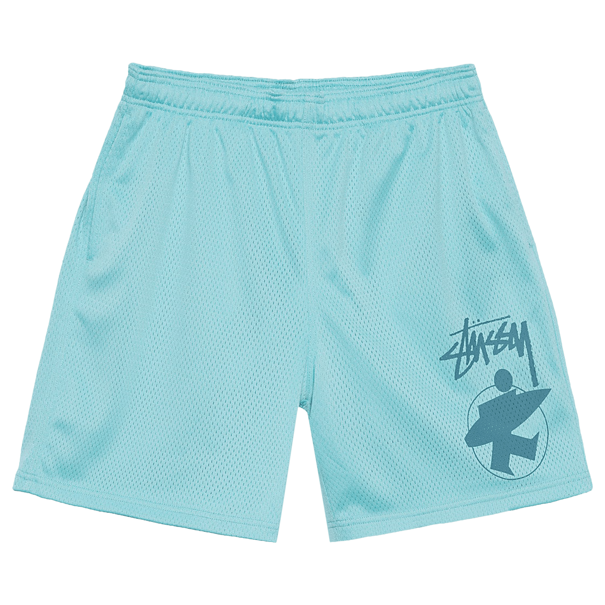 Stussy Surfman Mesh Short 'Aqua'