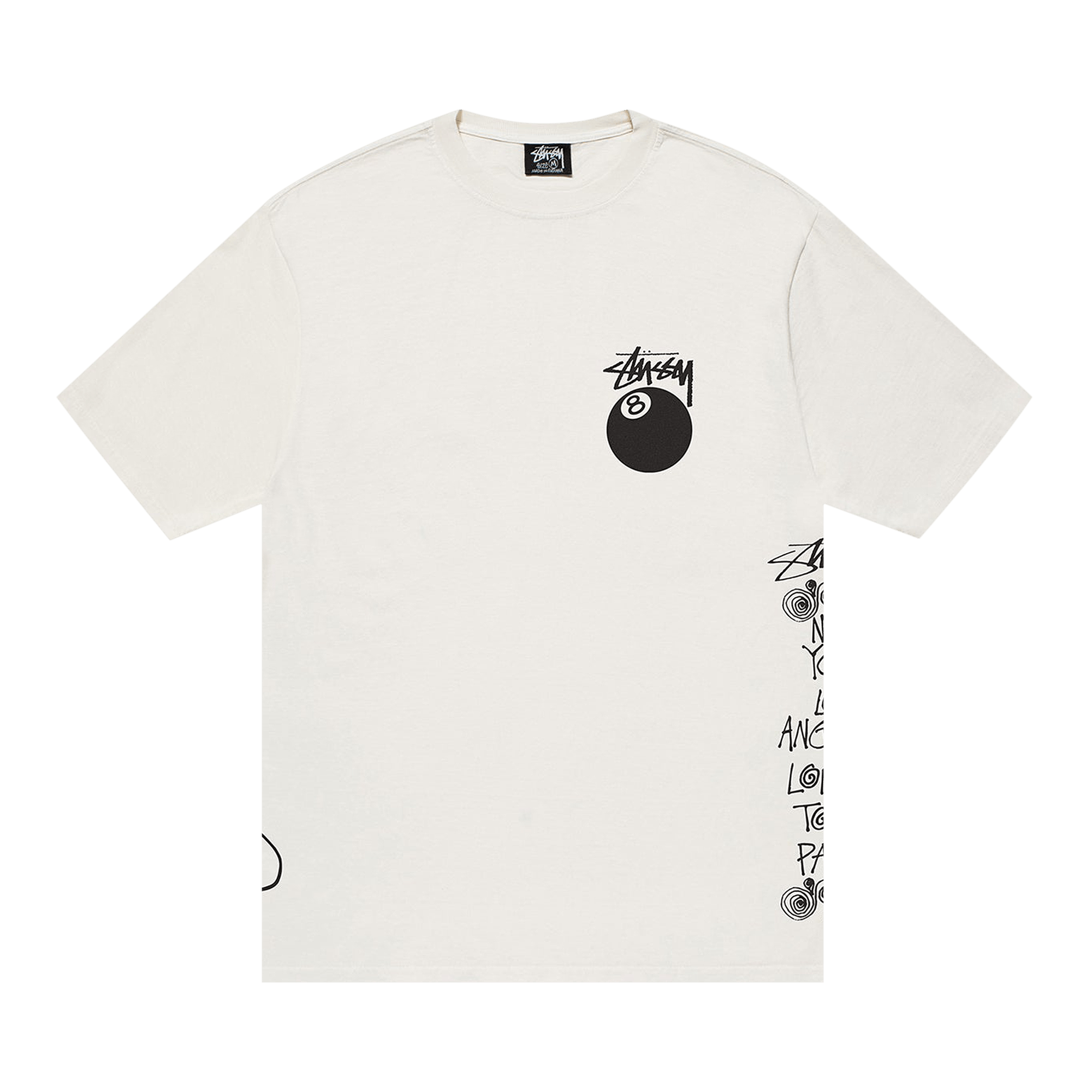 Stussy Test Strike Pigment Dyed Tee 'Natural'