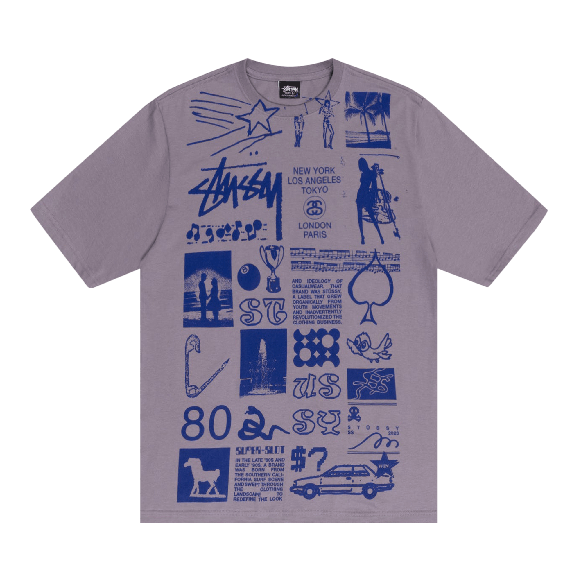Stussy Sara Tee 'Mauve'