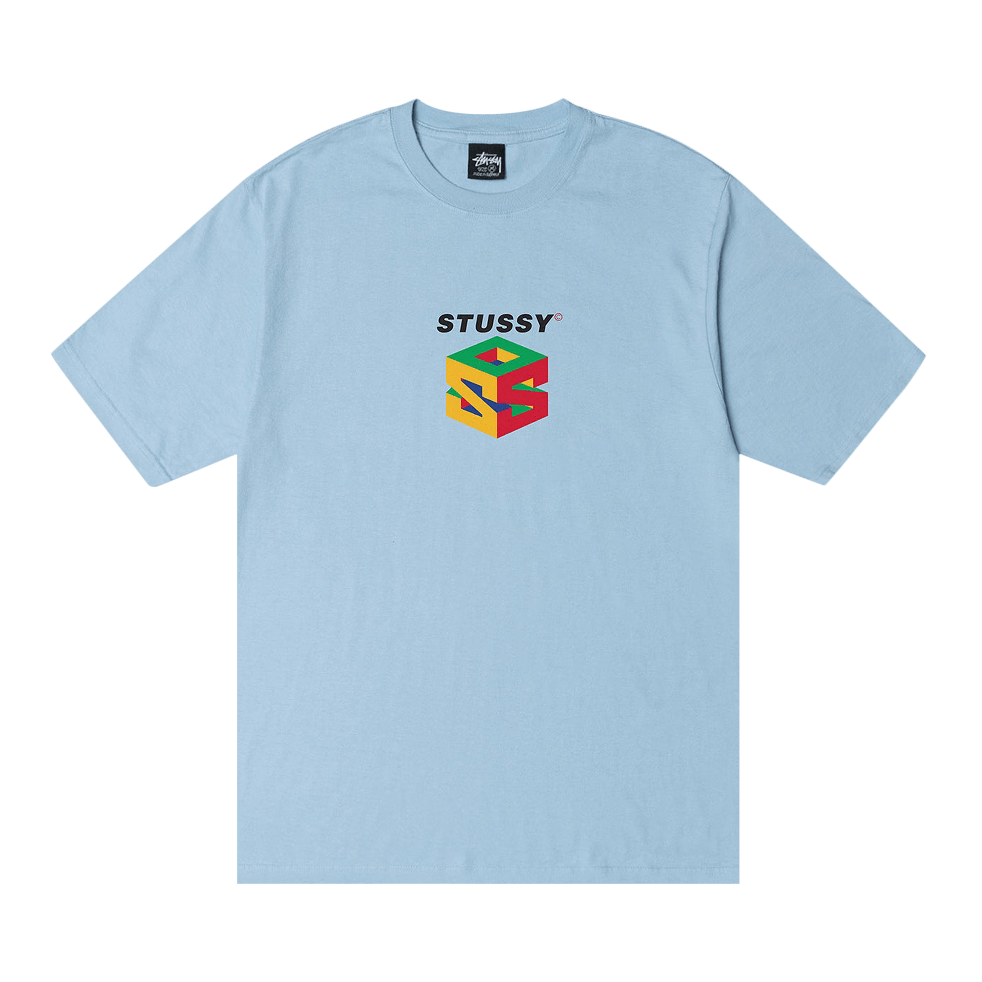 Stussy S64 Pigment Dyed Tee 'Sky Blue'