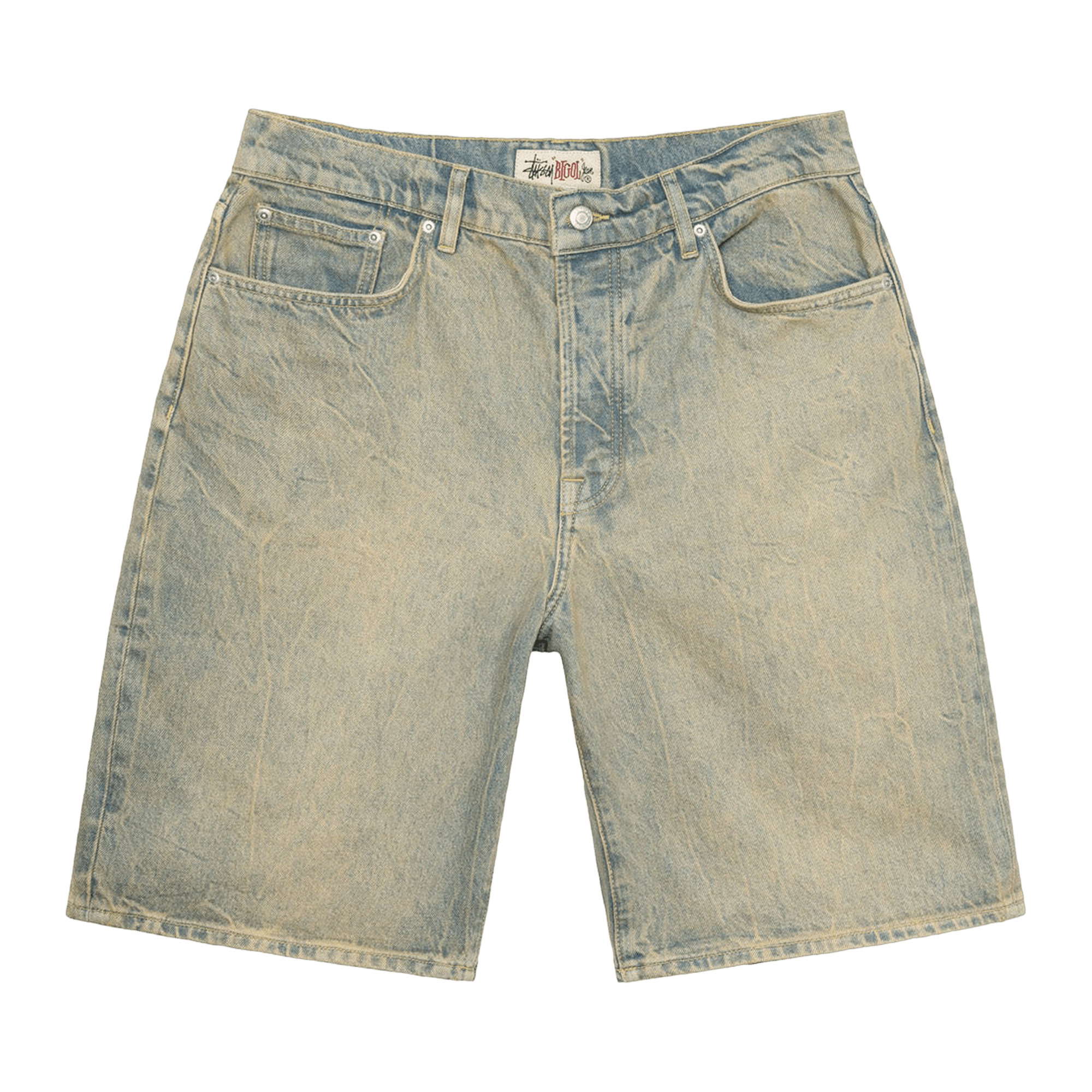 Stussy Sandwash Denim Big Ol' Shorts 'Sand Wash'