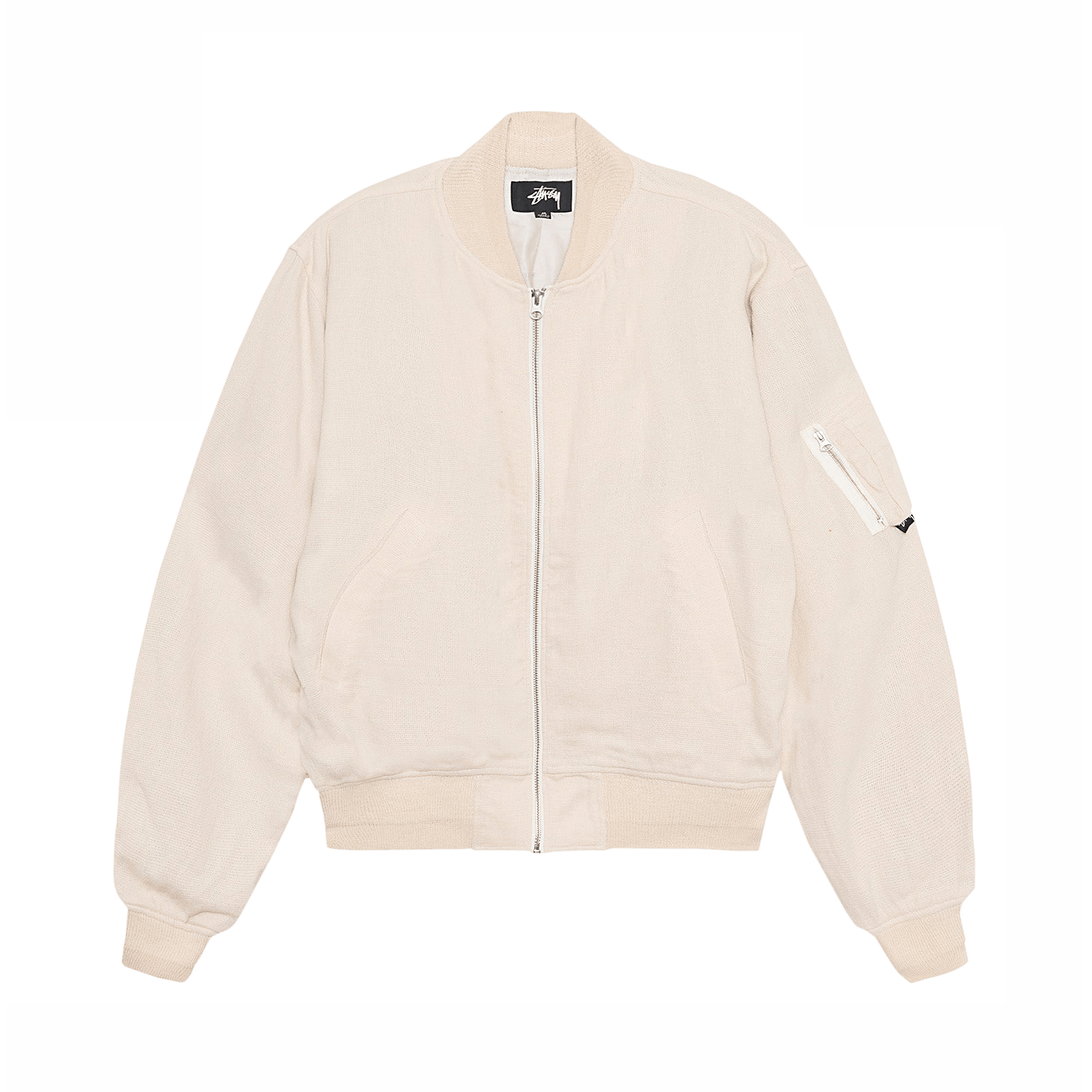 Stussy Linen Beach Bomber 'Natural'