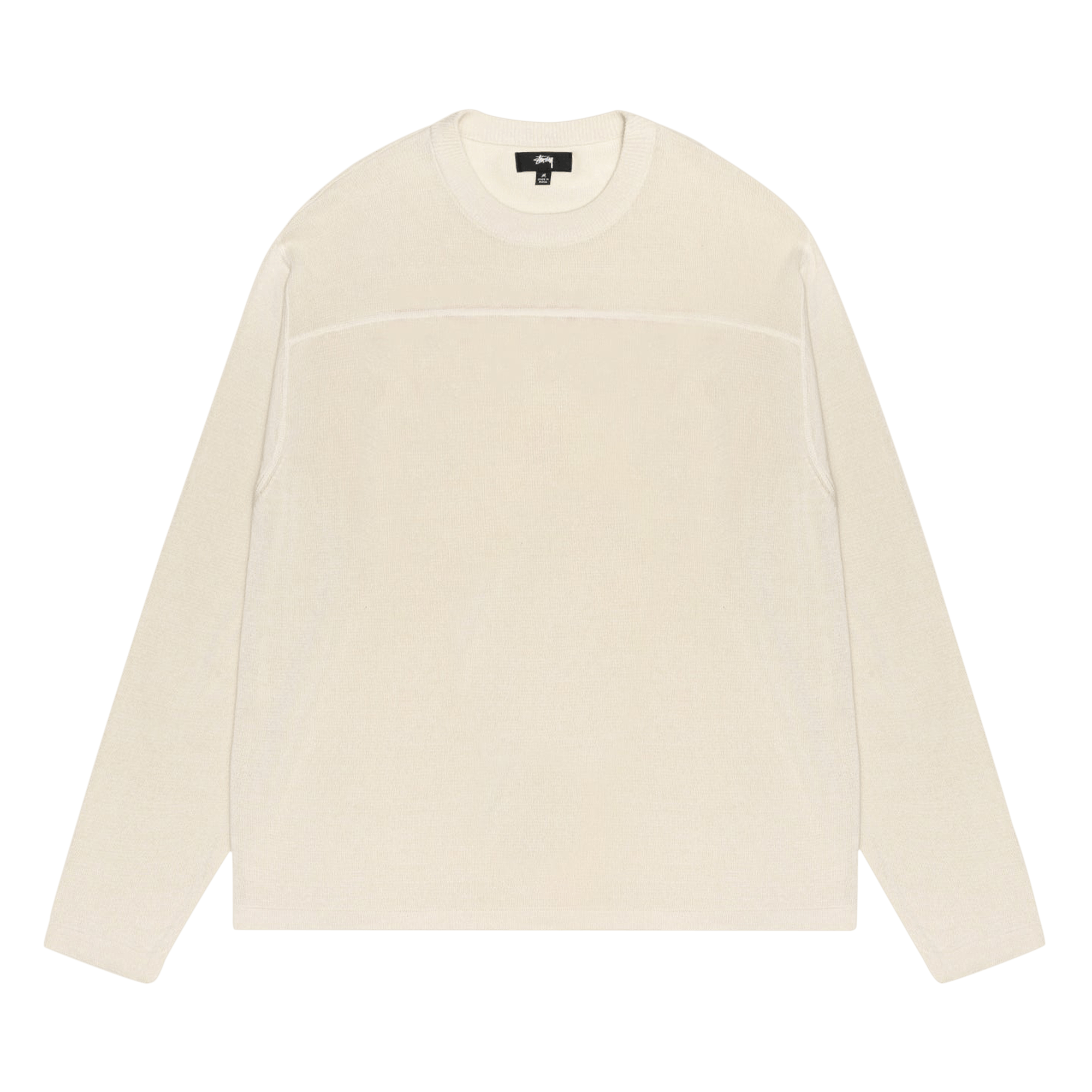 Stussy Lightweight Football Crew 'Bone'