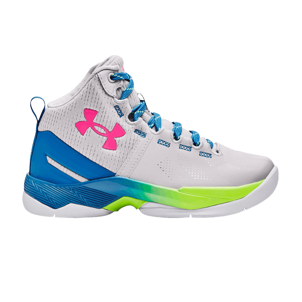 Pre-owned Under Armour Curry 2 Retro Ps 'splash Party' In Grey
