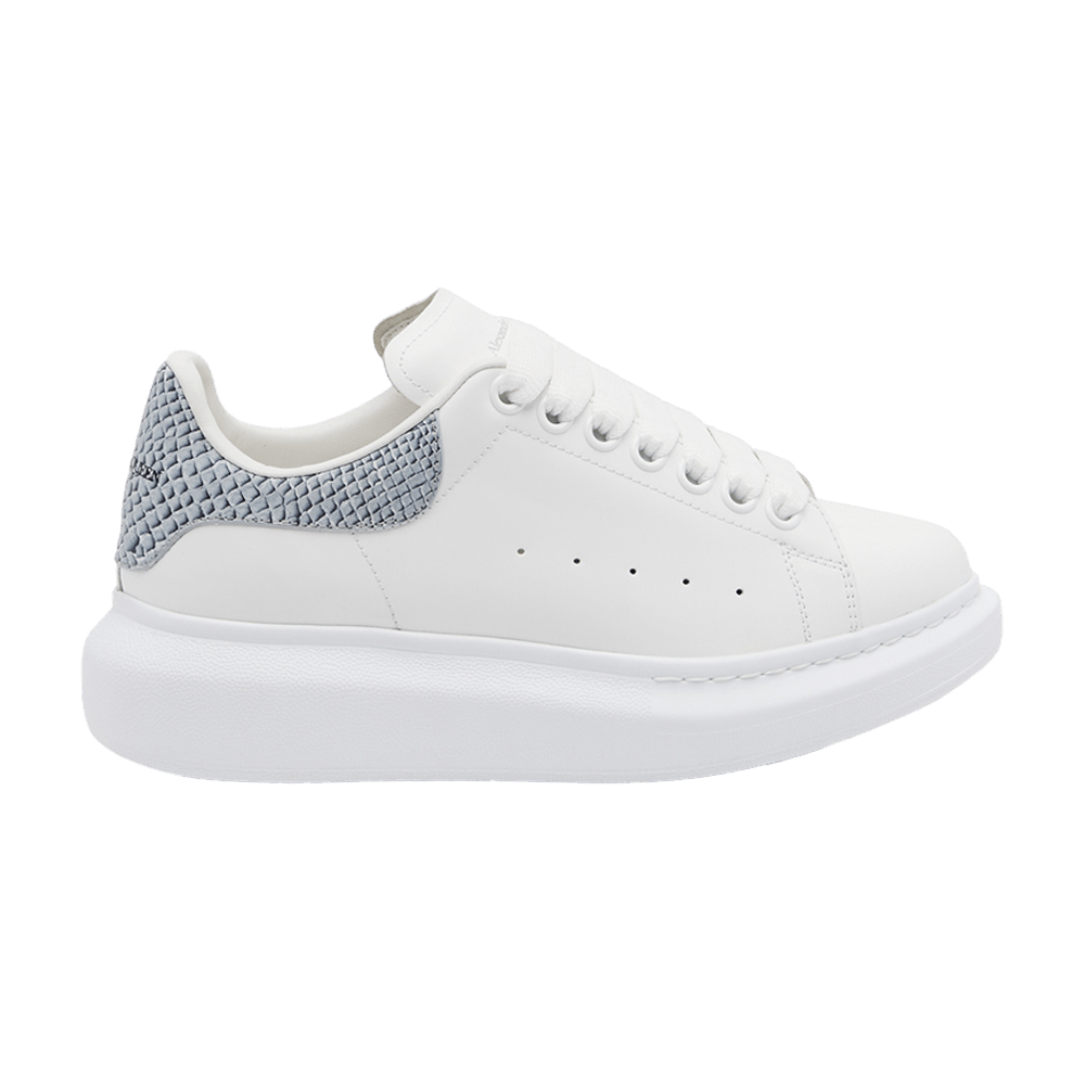Alexander McQueen Wmns Oversized Sneaker 'White Ice Snake Print'